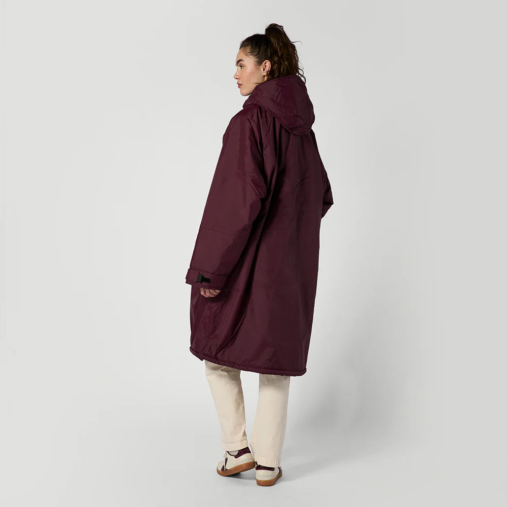 Poncho Explore - Oxblood Red
