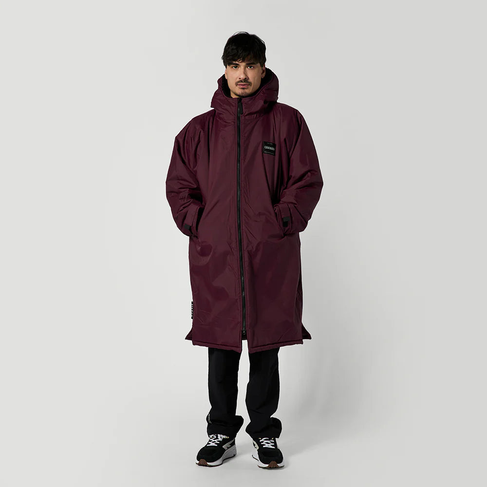 Poncho Explore - Oxblood Red