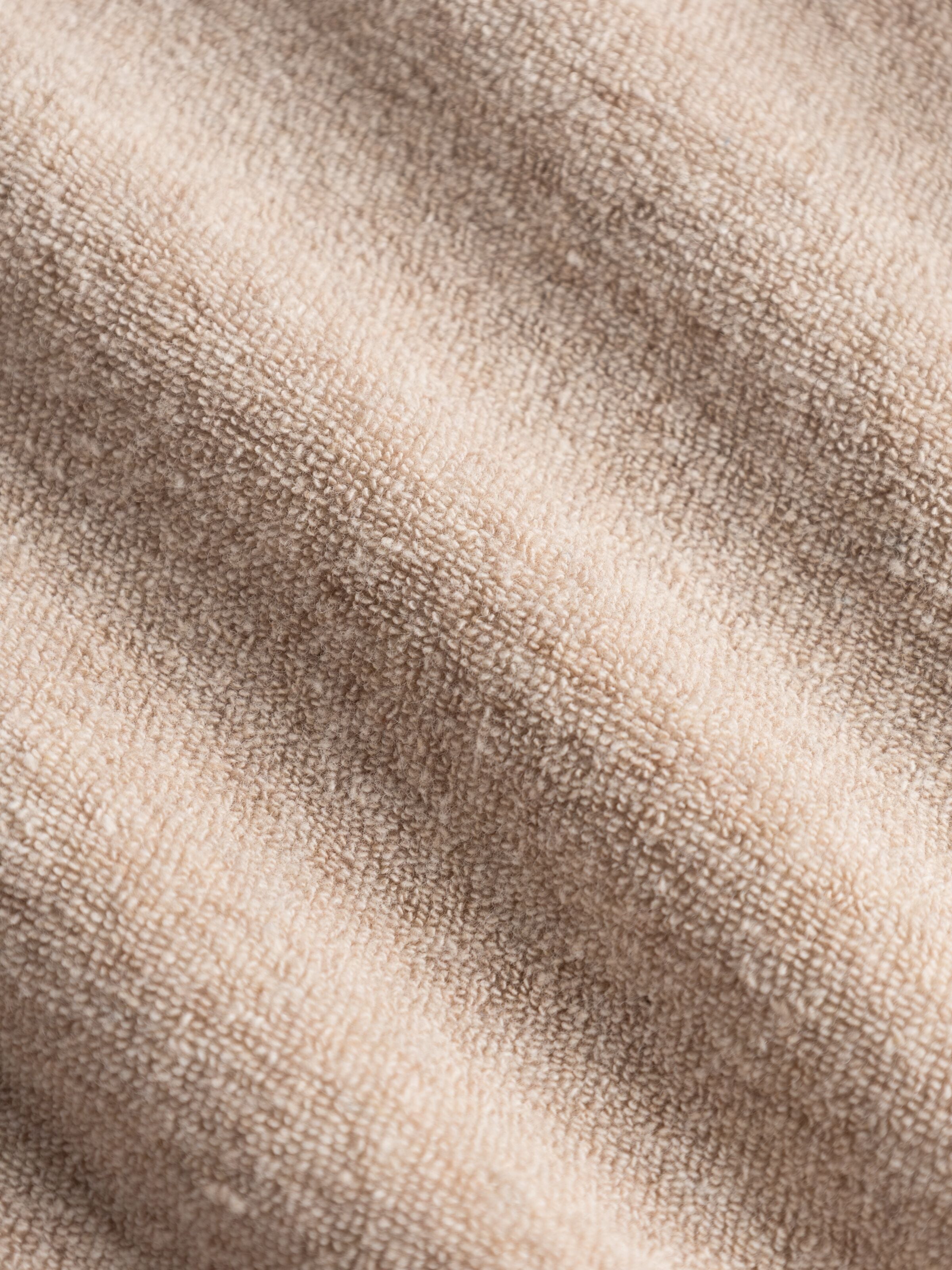 KnowledgeCotton Apparel  - Terry polo - GOTS/Vegan - Safari