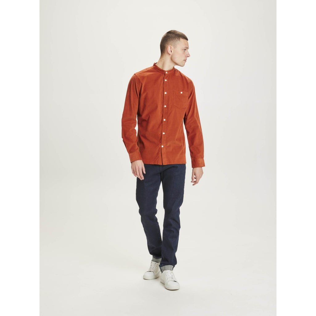 Knowledge Cotton Apparel ELDER baby cord shirt Arabien Spice