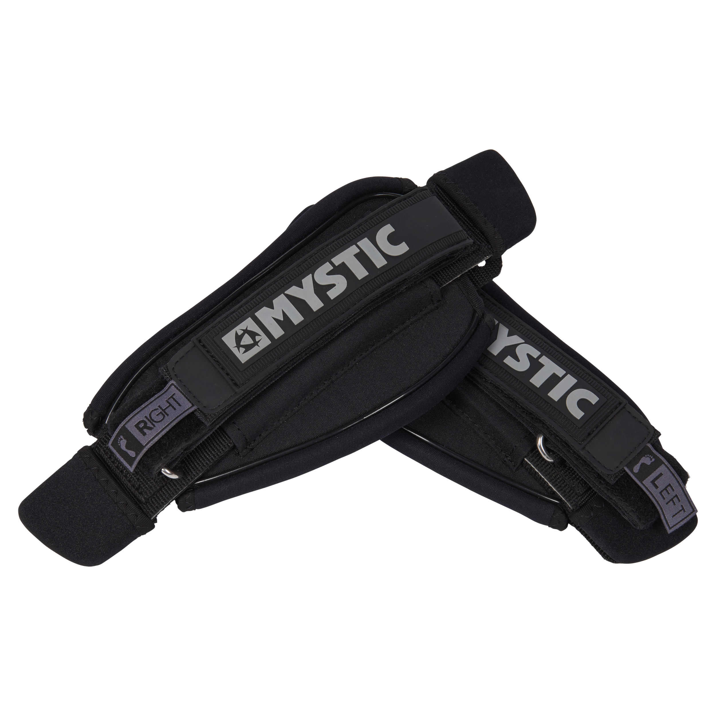 Mystic - Kite Footstrapset Asymmetrical (2) - Black