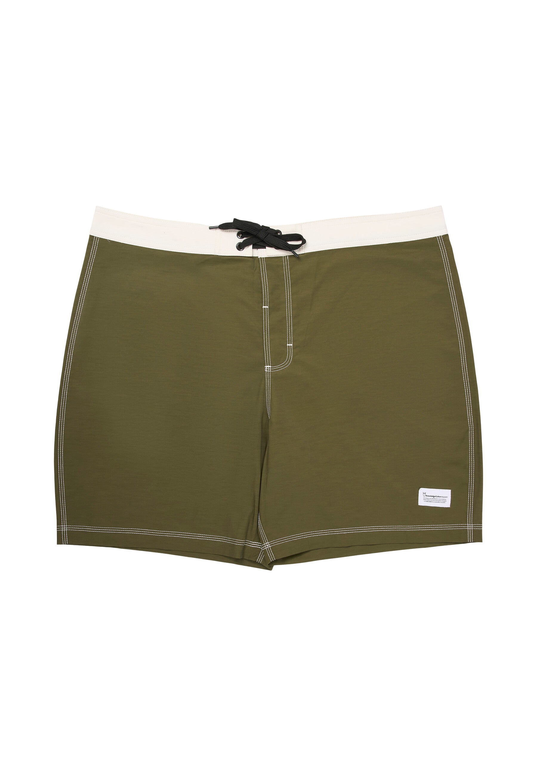 KnowledgeCotton Apparel  - Board swim shirts - GRS/Vegan PETA - Burned Olive