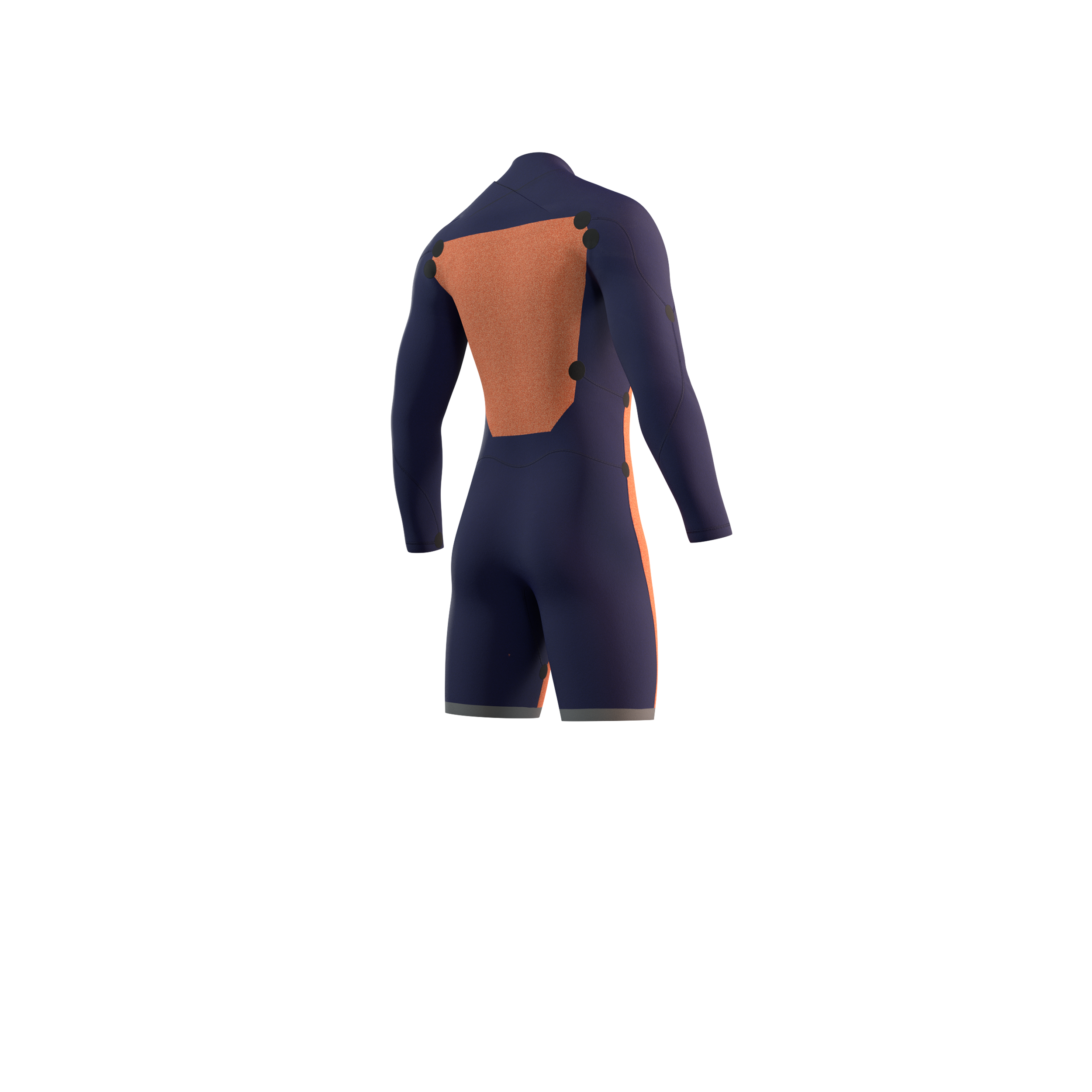 Mystic - Star Longarm Shorty 3/2mm Double Fzip - Black