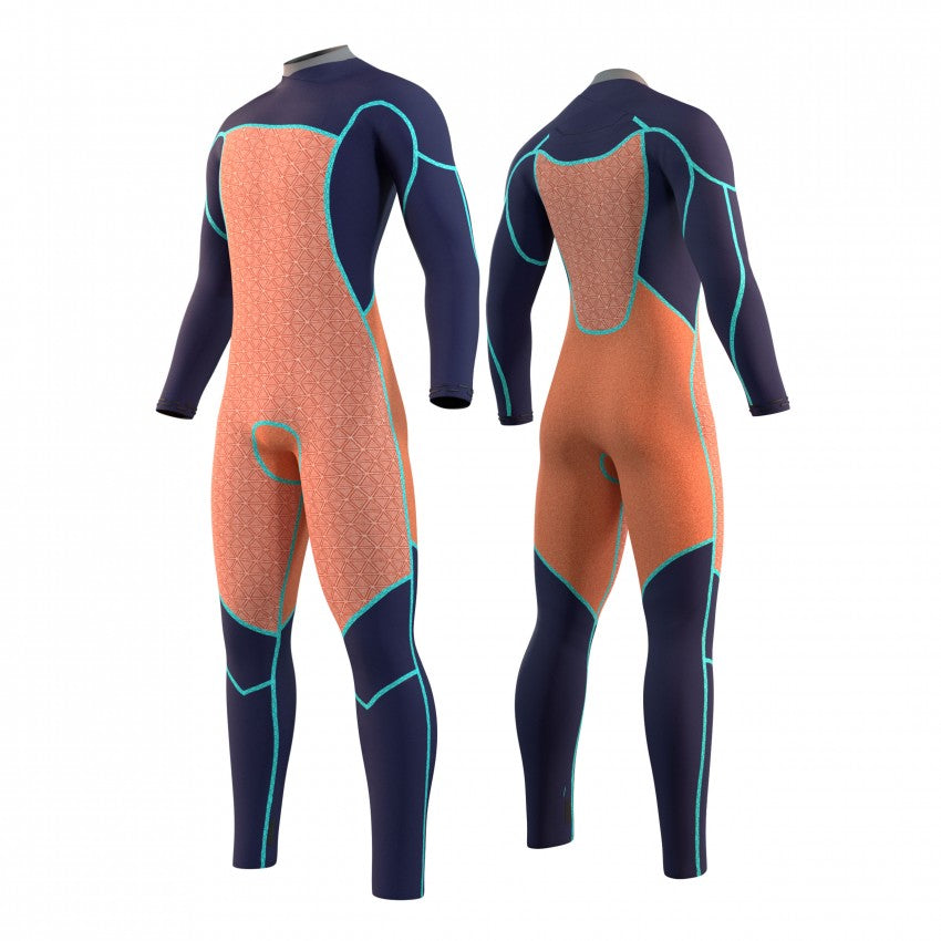 Mystic Majestic Fullsuit 5/4 Fzip 2022 Night Blue Våddragt