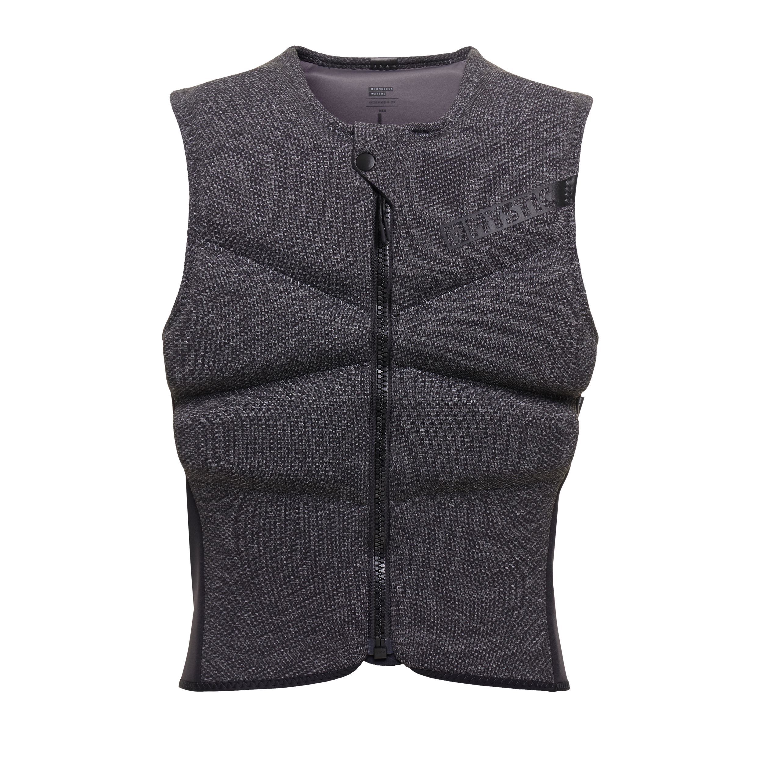 Mystic - Block Impact Vest Fzip Kite - Grey
