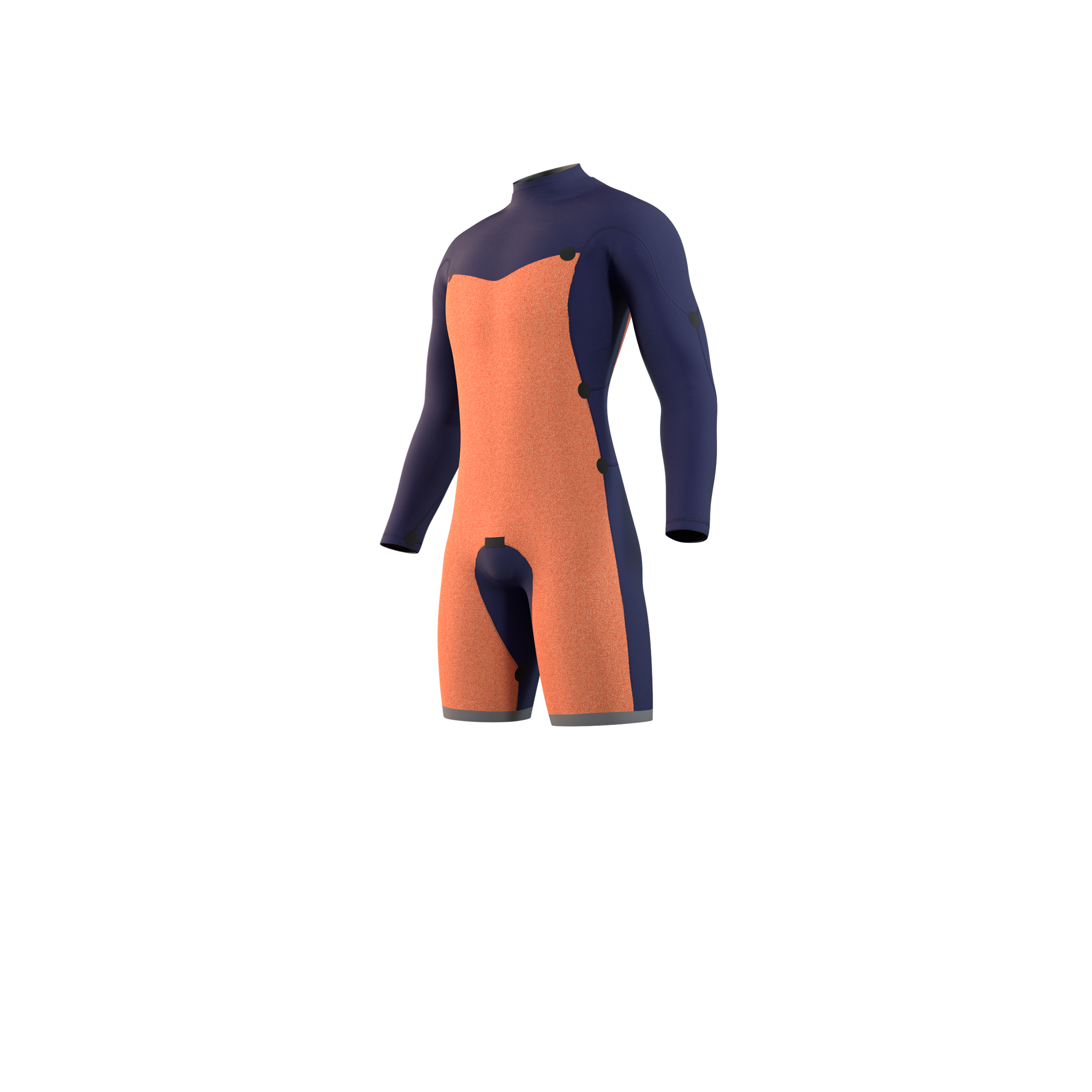 Mystic - Star Longarm Shorty 3/2mm Double Fzip - Black