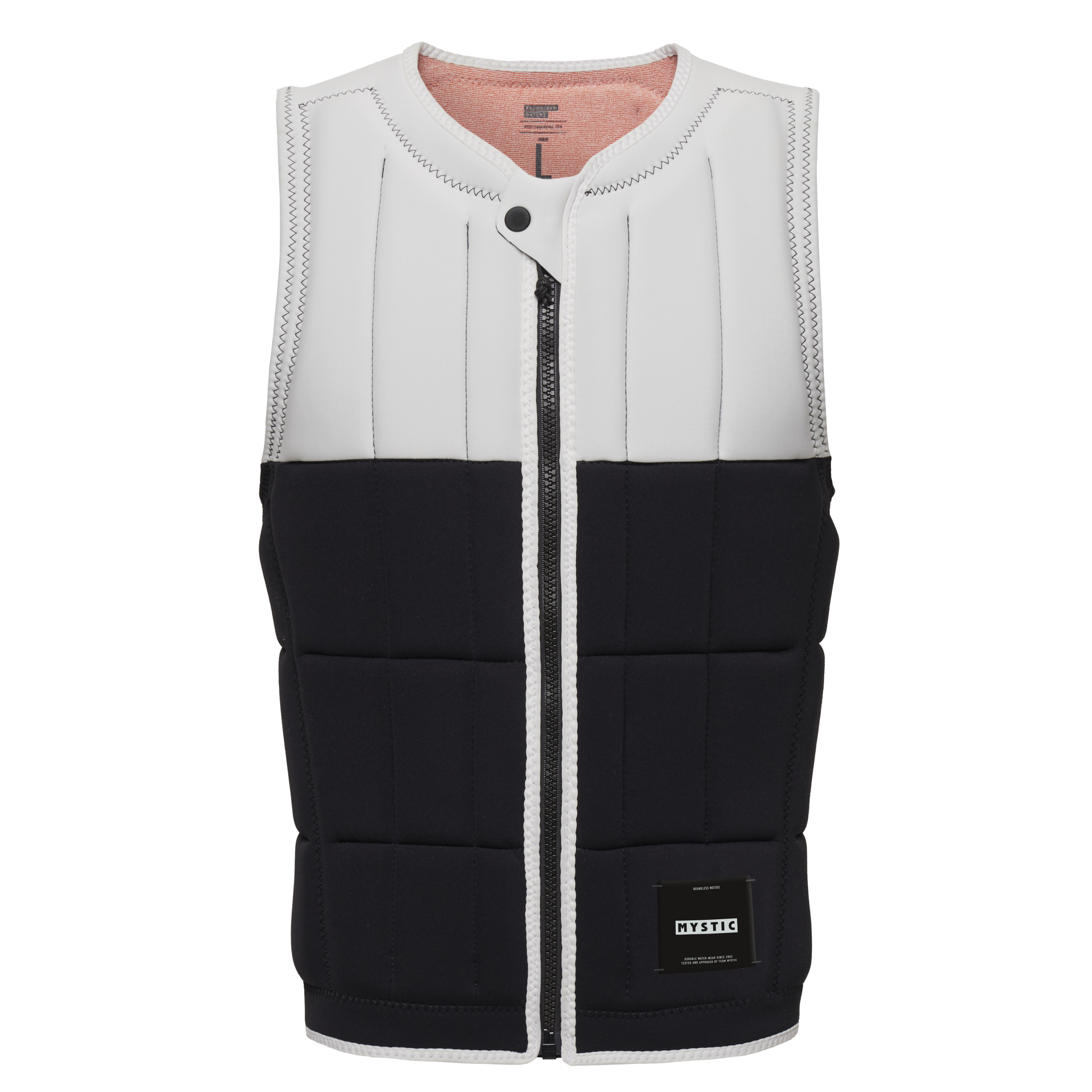 Mystic - Renegade Impact Vest Fzip Wake - Black/White
