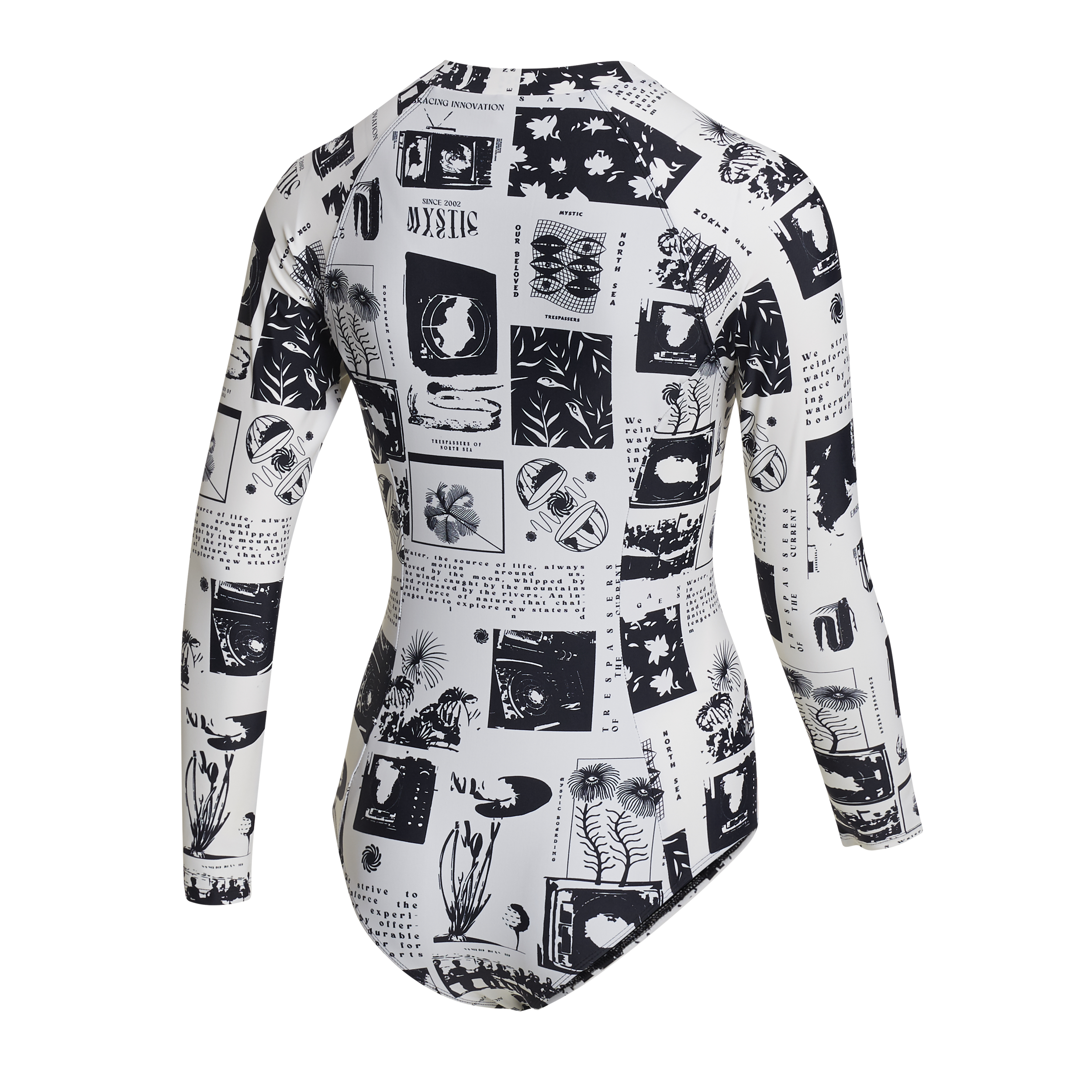 Mystic - Jayde L/S Swimsuit - Off White