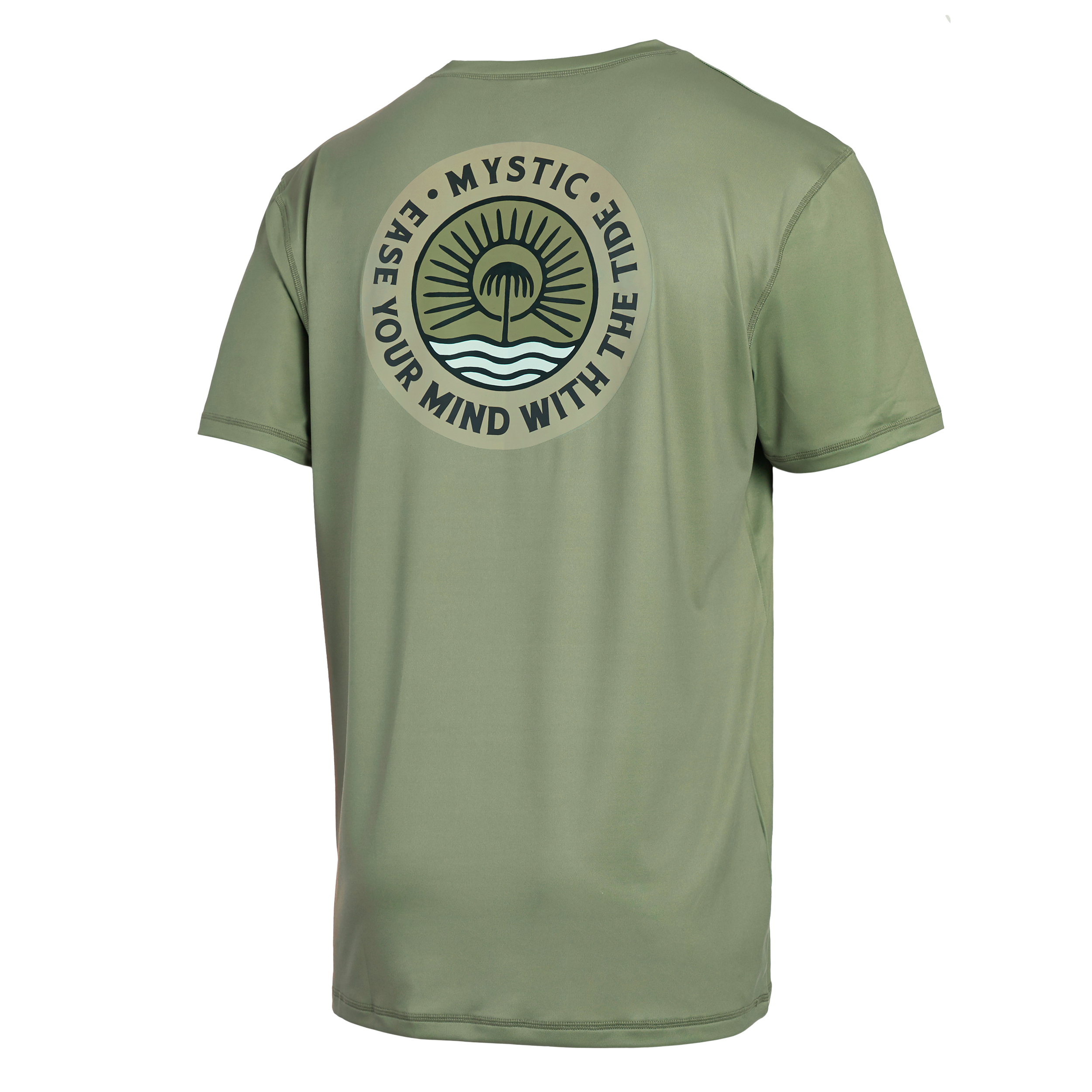Mystic - Ease S/S Rashvest Loosefit - Olive Green