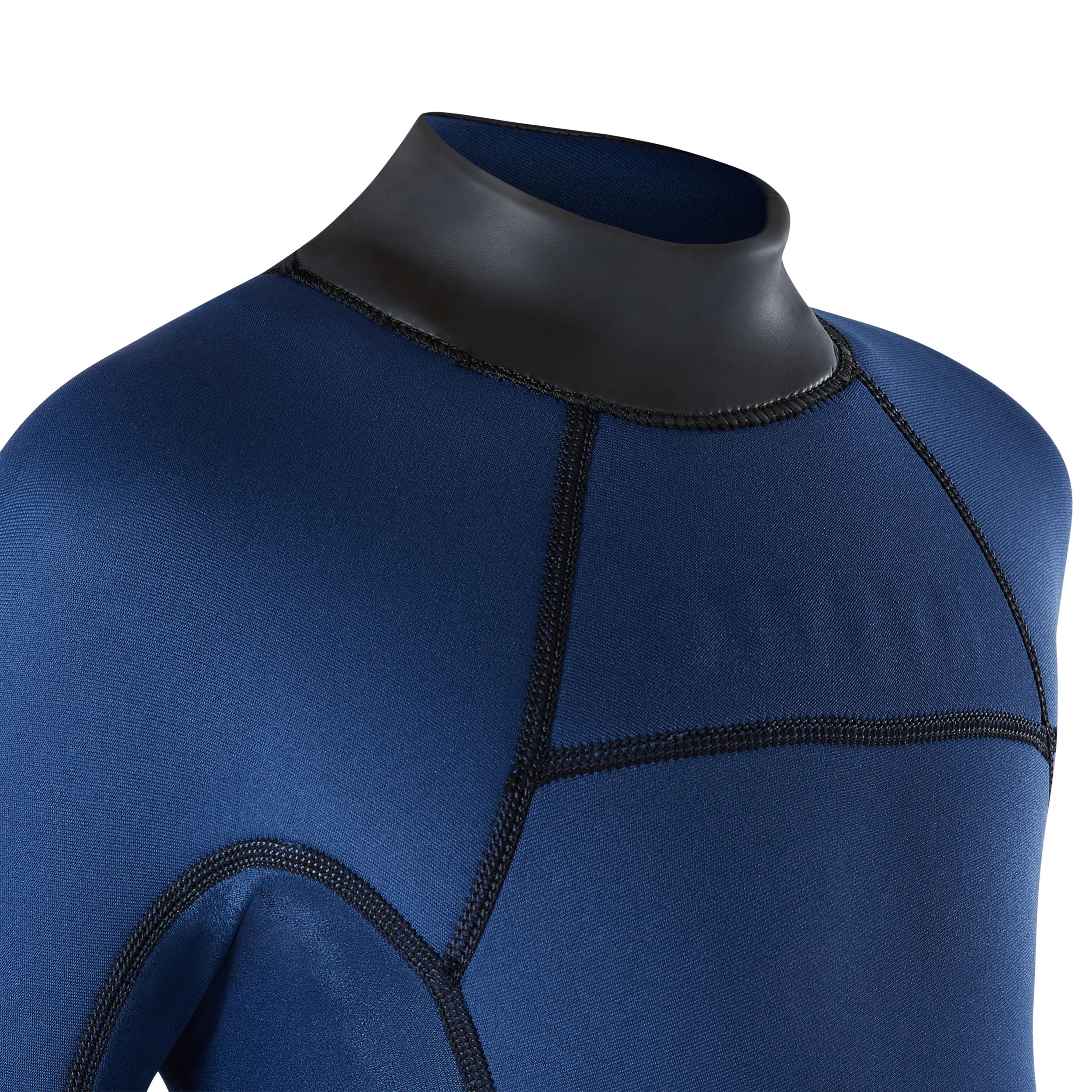 Mystic - Star Fullsuit 3/2mm Bzip Flatlock Junior - Night Blue