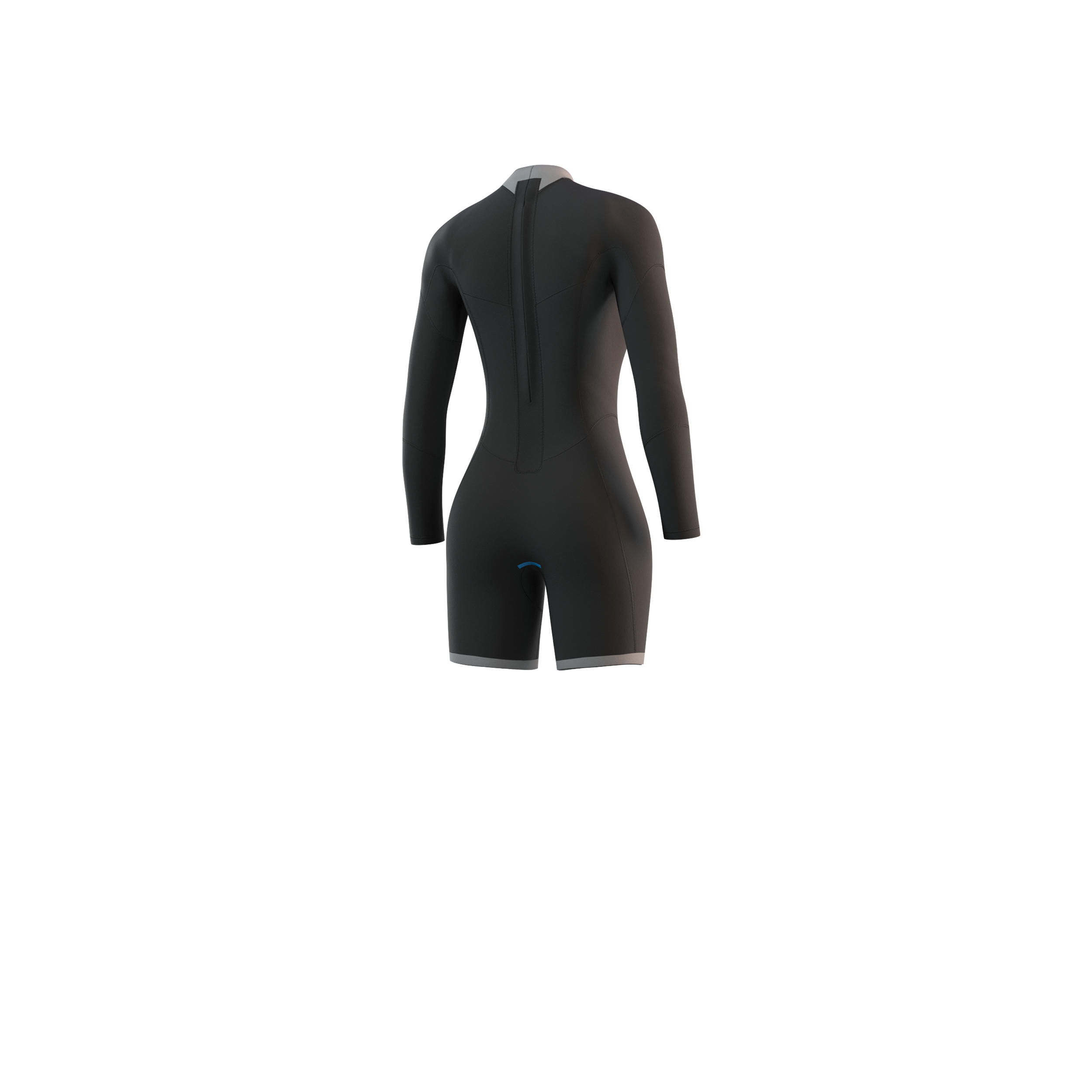 Mystic - Brand Longarm Shorty 3/2mm Bzip Flatlock Women - Night Blue