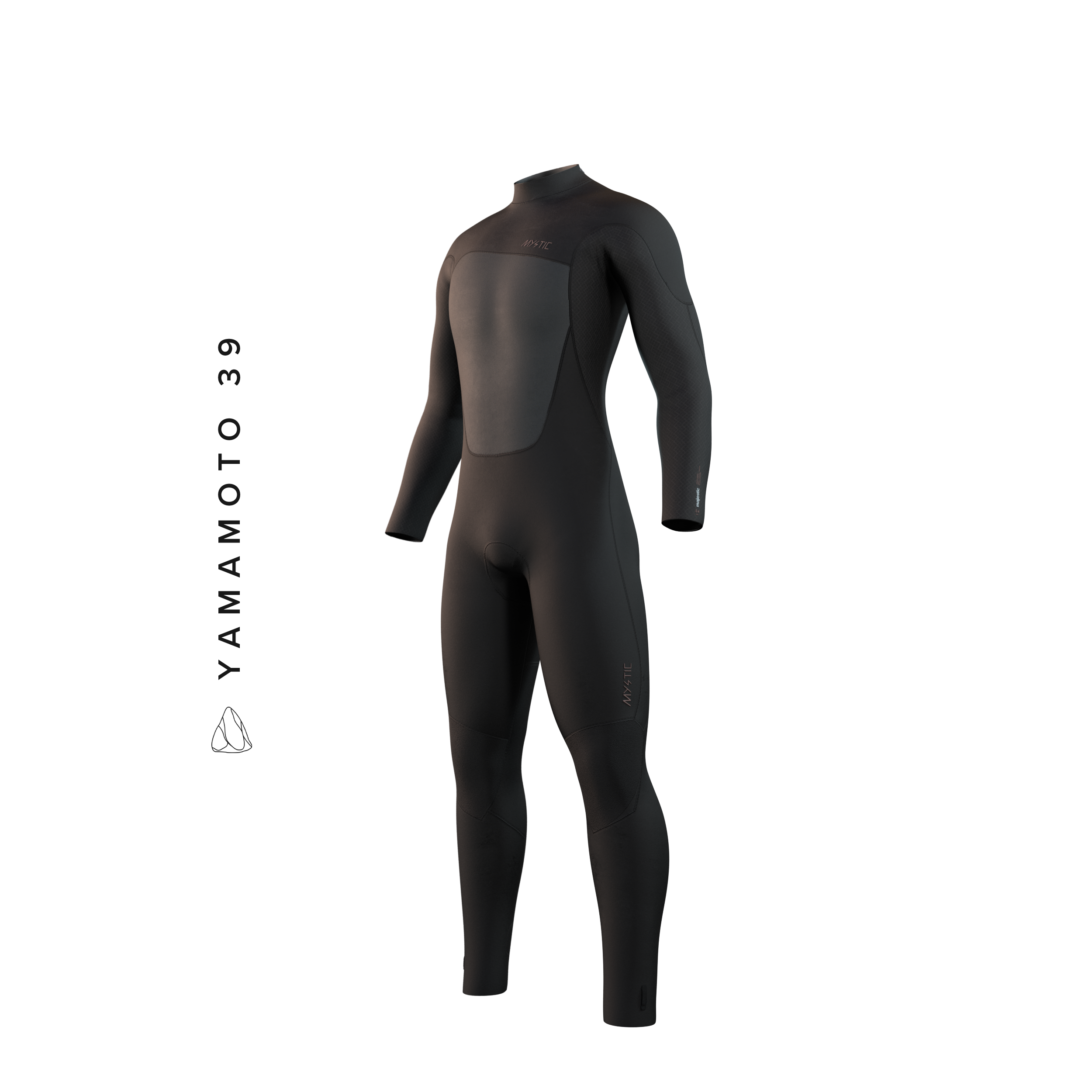 Mystic - Majestic Fullsuit 5/4mm Bzip - Black