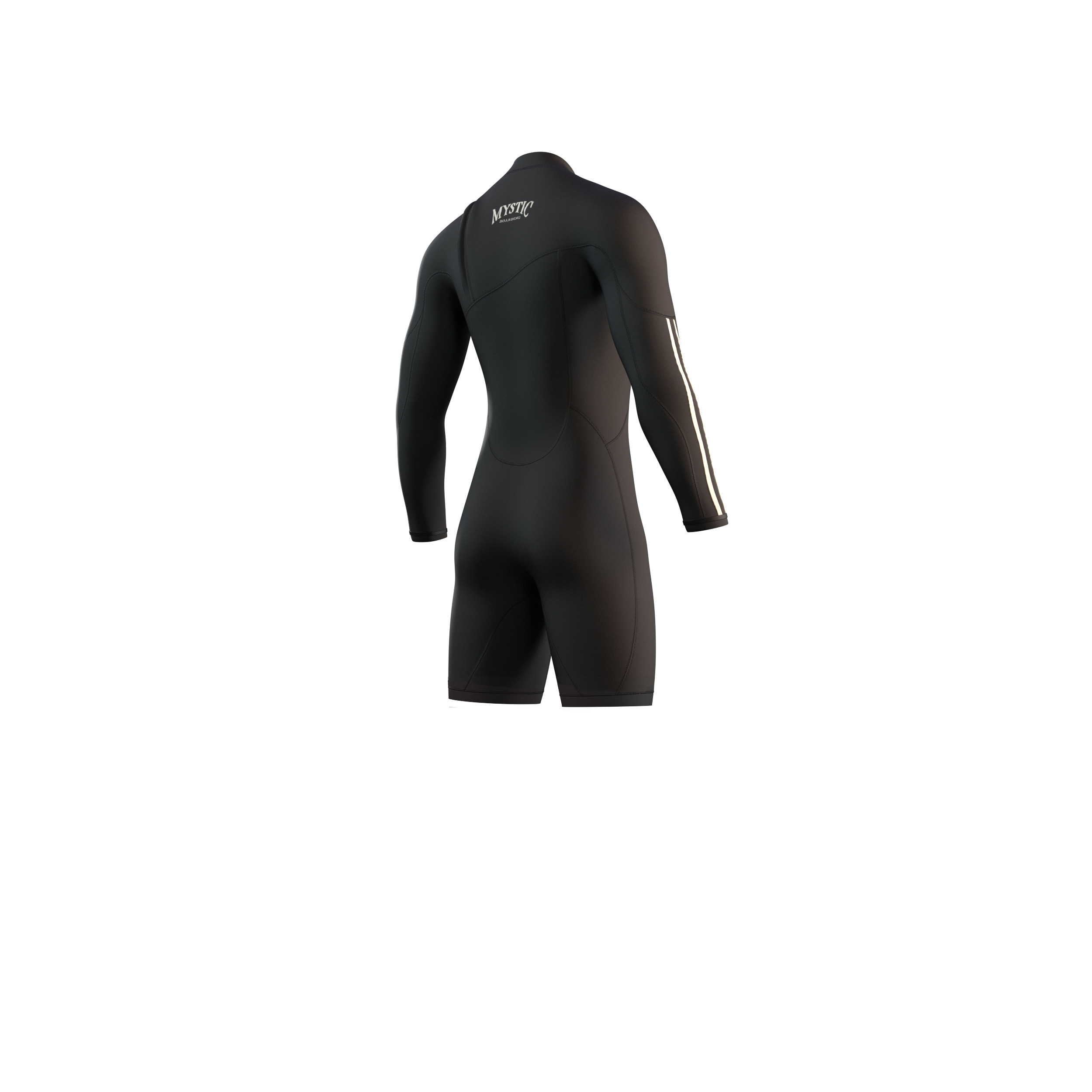 Mystic - The One Longarm Shorty 3/2mm Zipfree - Black