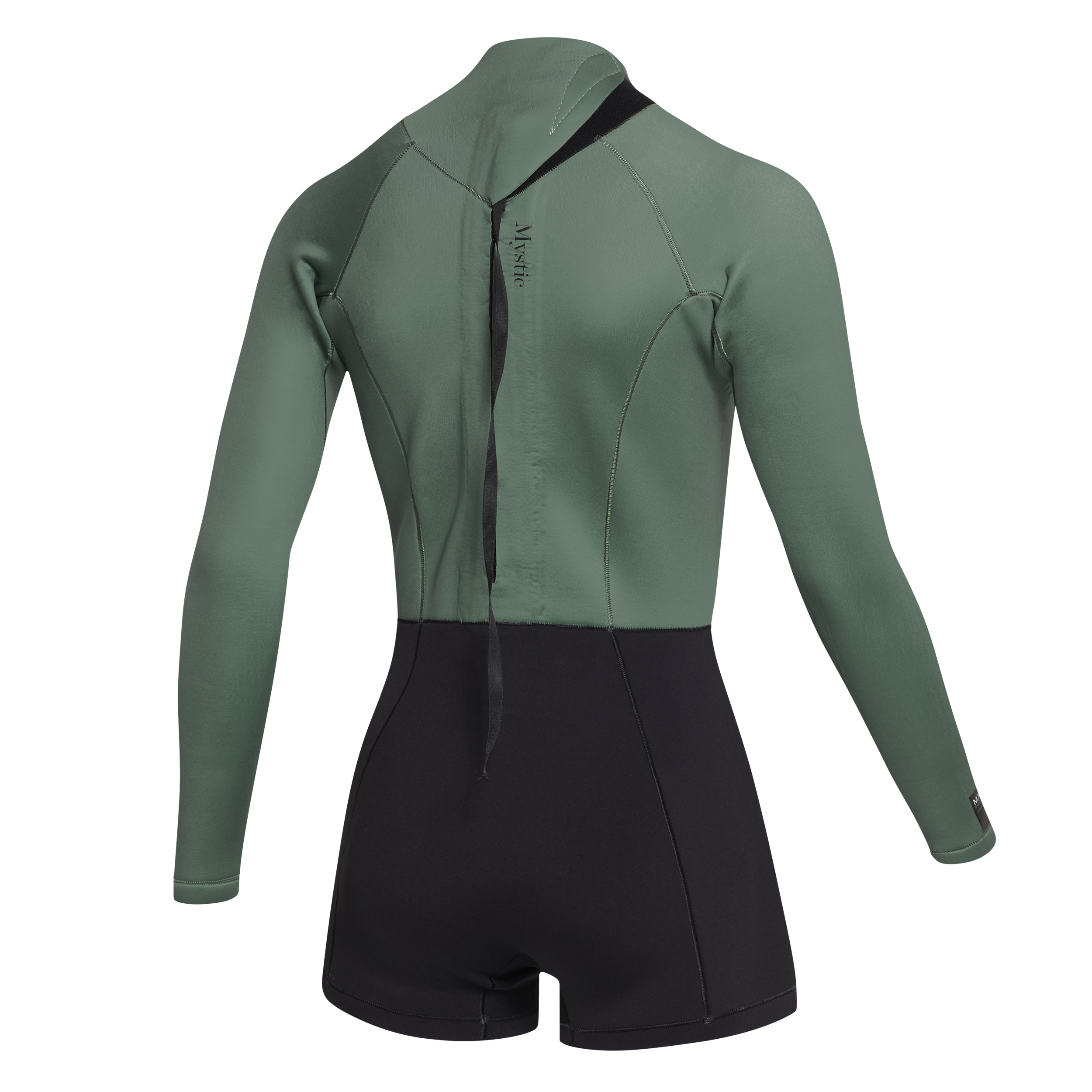 Mystic - Lunar Longarm Shorty 2/2mm Bzip Women - Dark Olive