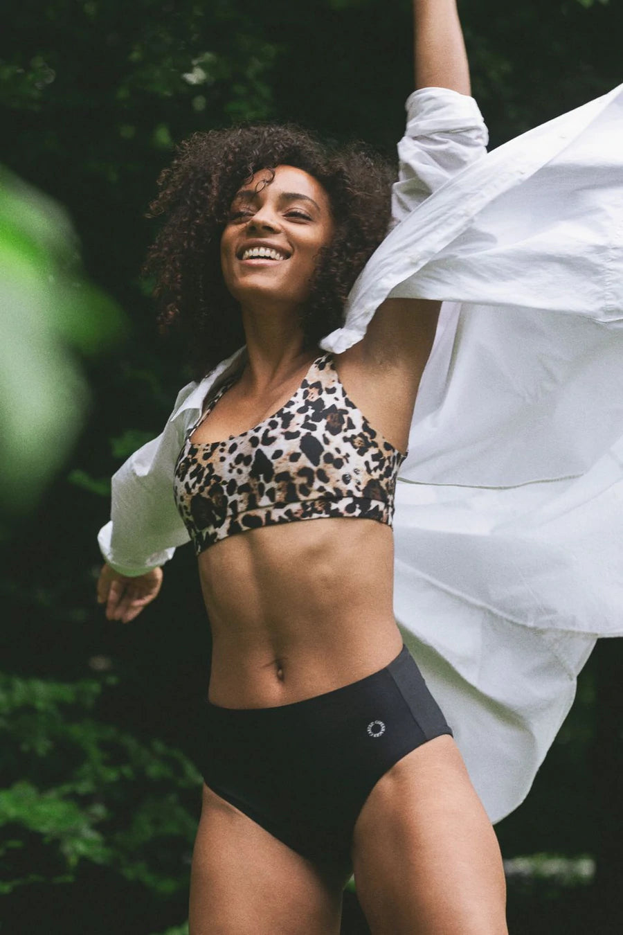 Copenhagen Cartel - Ubud bikini trusse højtaljet  - Nero