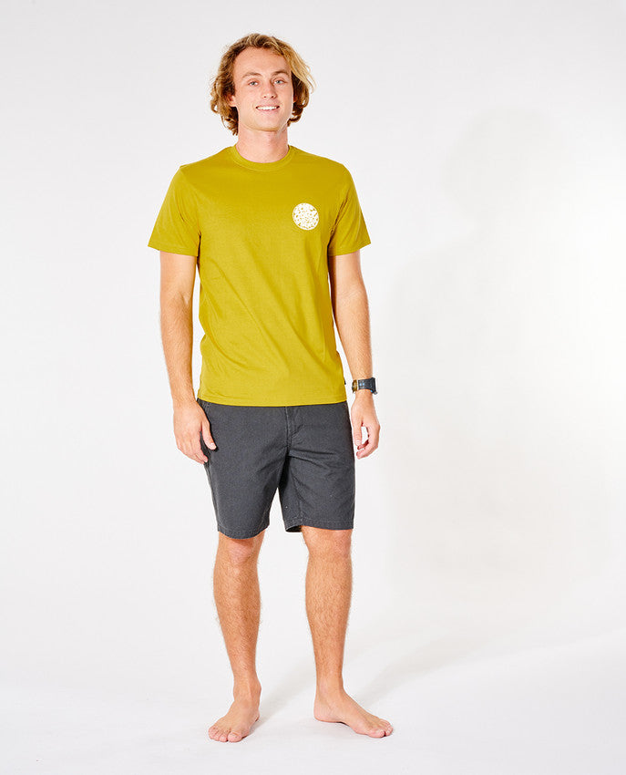 Rip Curl - wetsuit icon tee - vintage yellow