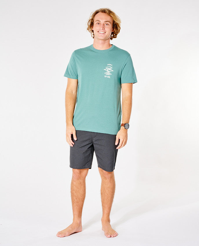 Rip Curl - search icon tee - muted green