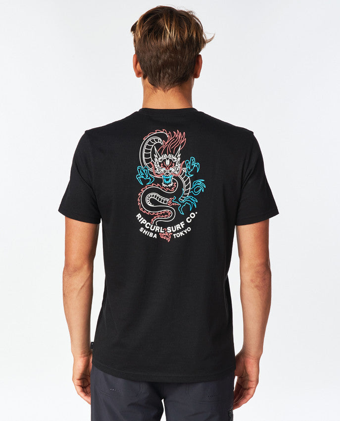 Rip Curl - desti animals tee - black