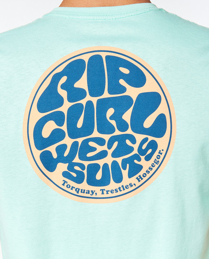 Rip Curl - arty tee - washed aqua