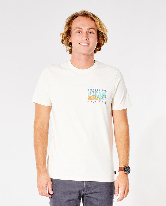 Rip Curl - bells pro line up tee - bone
