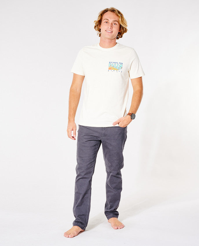 Rip Curl - bells pro line up tee - bone