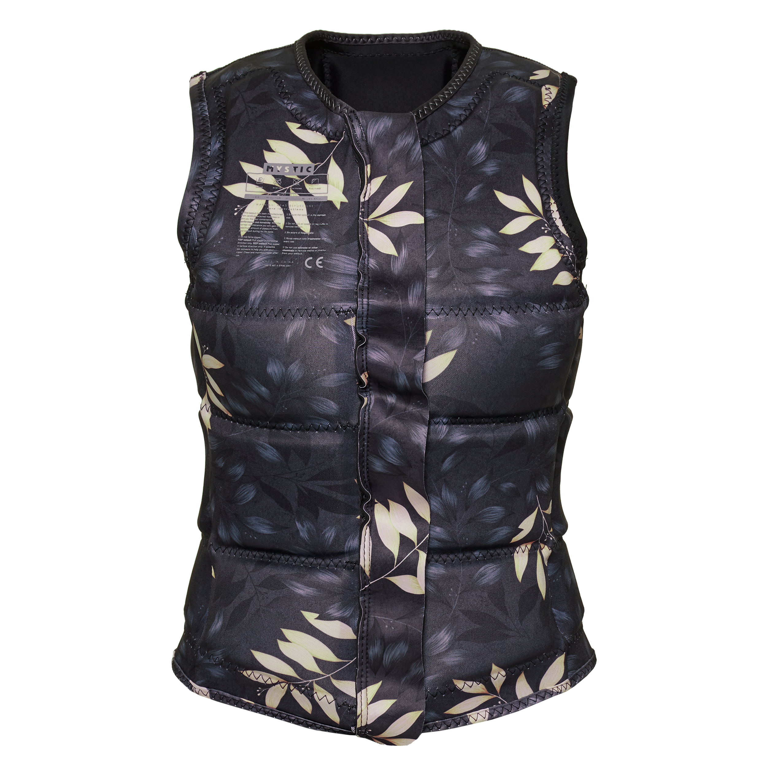Mystic - Dazzled Impact Vest Fzip Wake Women - Black