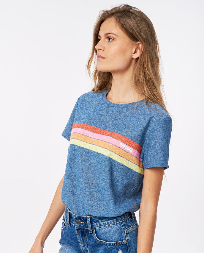 Rip Curl - wave shapers standard tee - dark teal