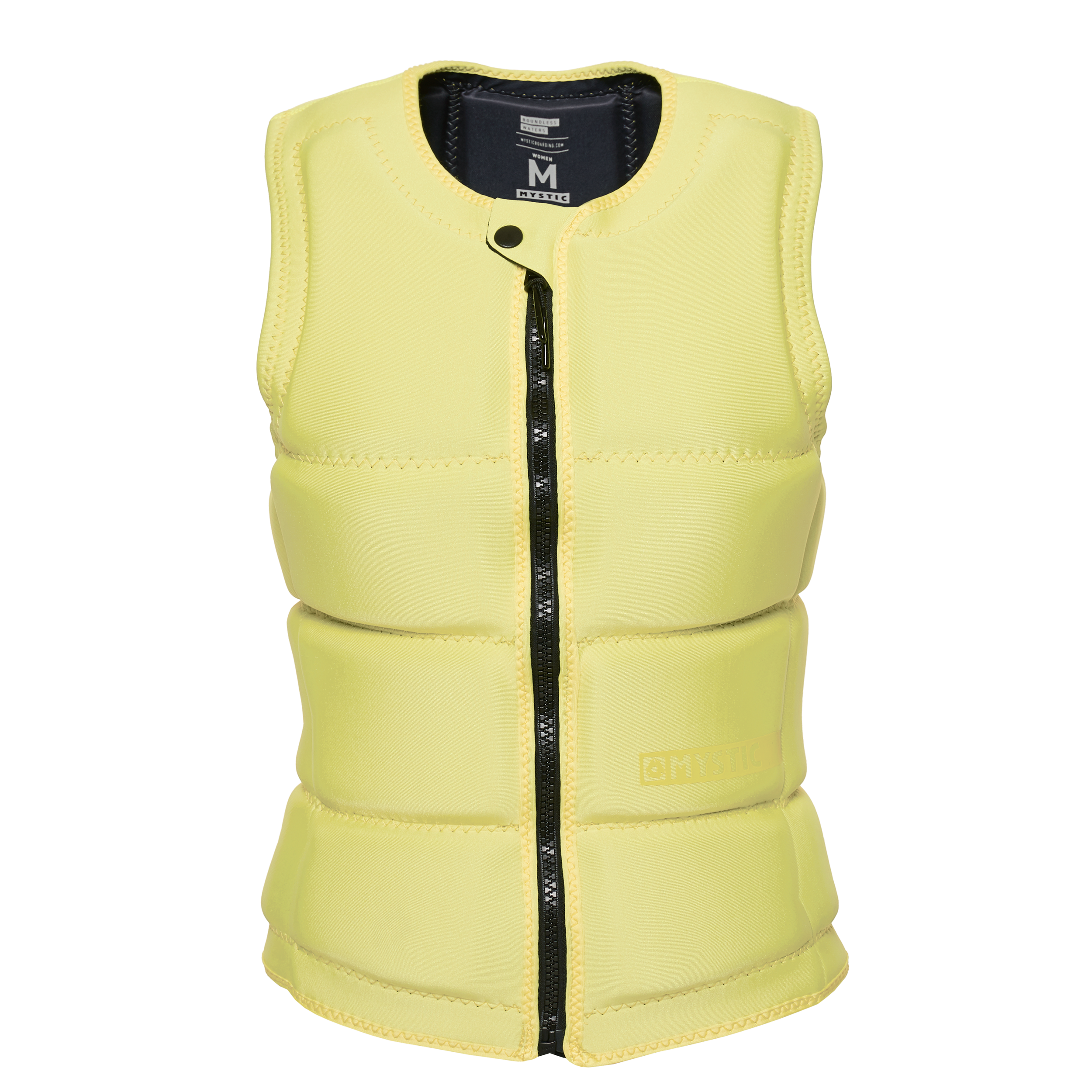 Mystic - Star Impact Vest Fzip Wake Women - Pastel Yellow