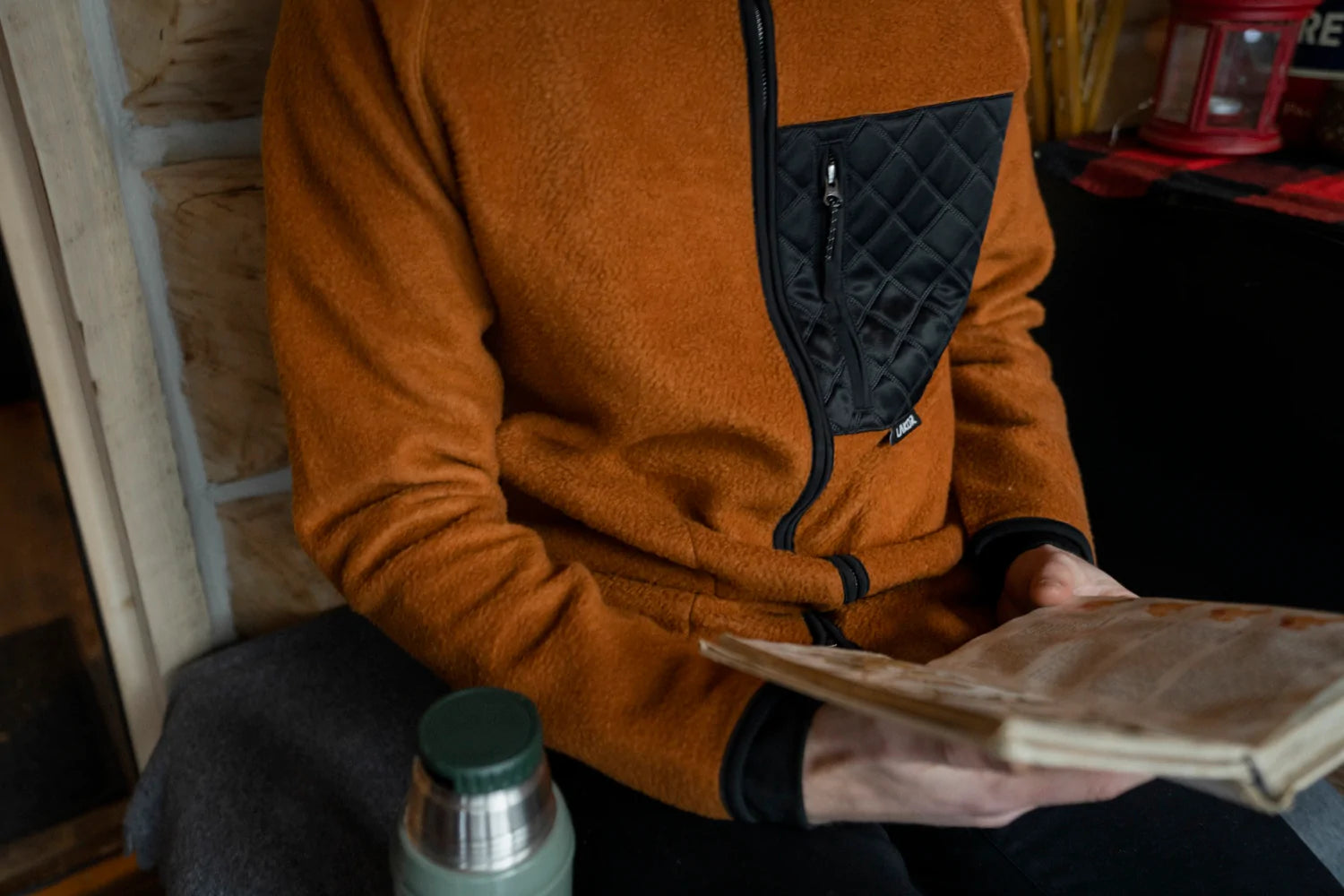 Lakor - Bonfire Fleece - Rust Jakke