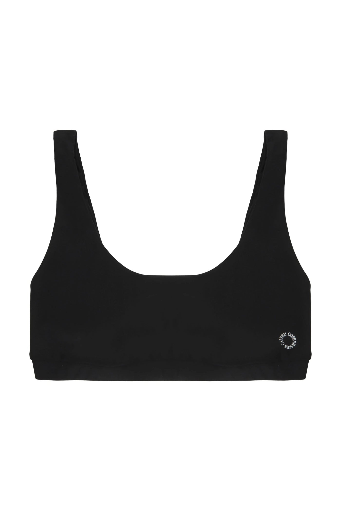 Copenhagen Cartel - Agung top Scoop-halsudskæring - Nero