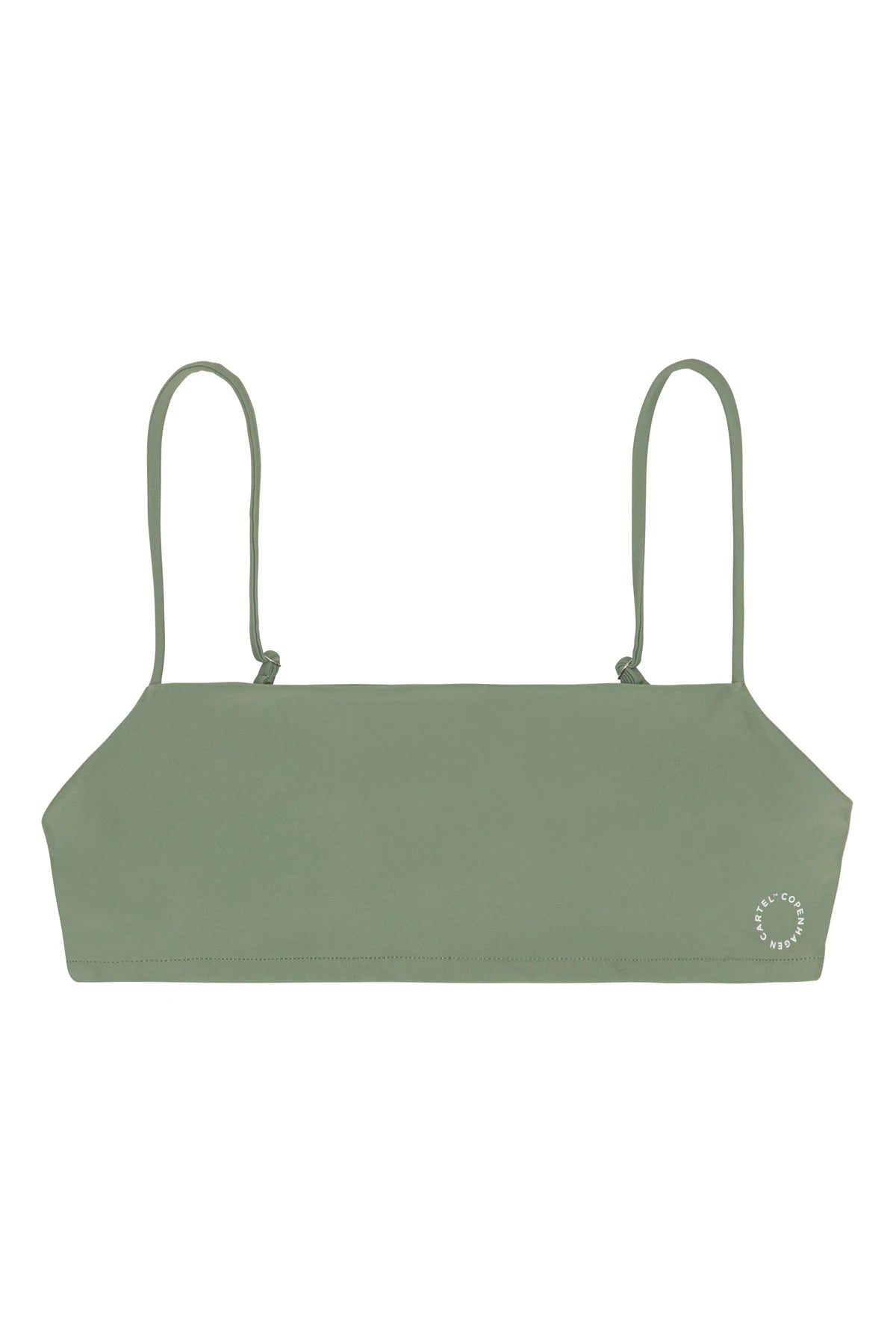 Copenhagen Cartel - Sanur justerbare stropper bikini top bandeau - Army