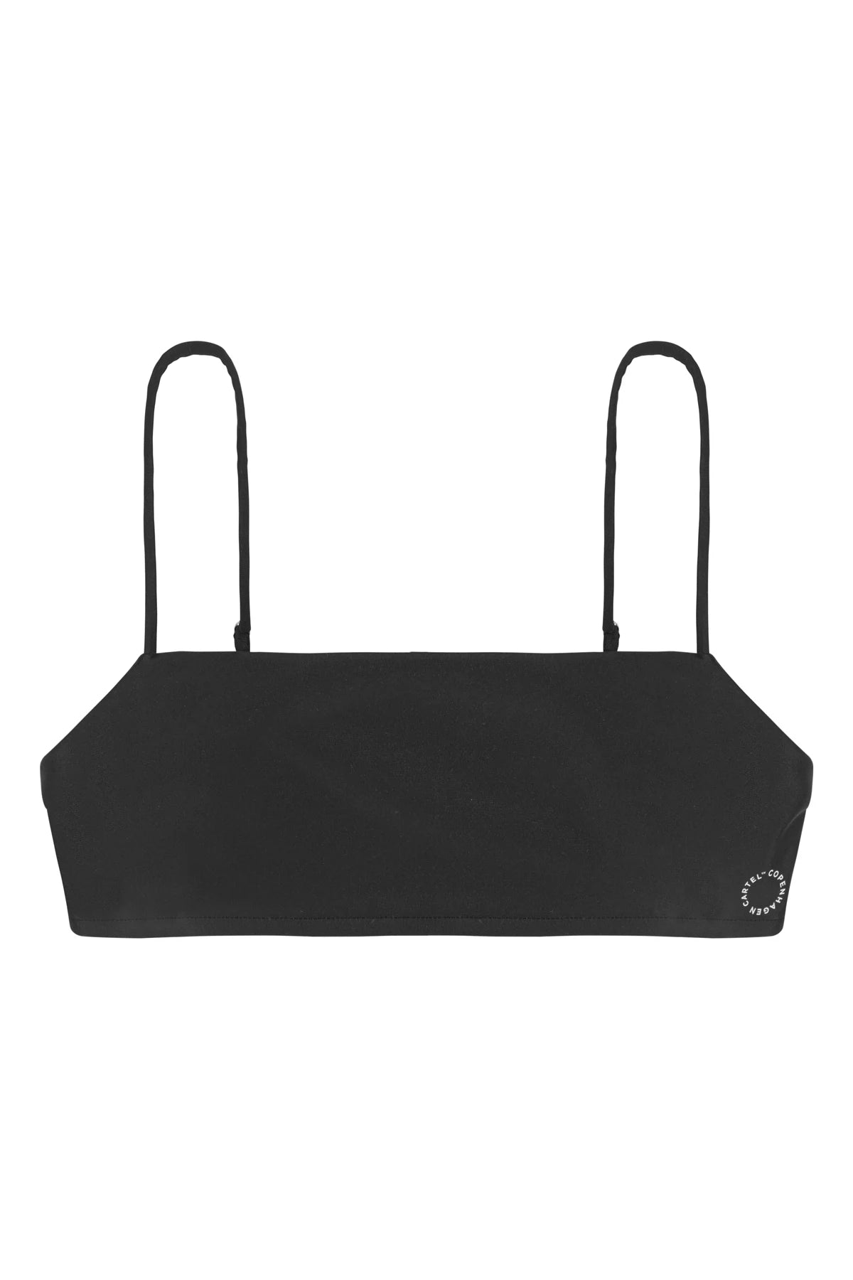 Copenhagen Cartel - Sanur justerbare stropper bikini top bandeau - Nero
