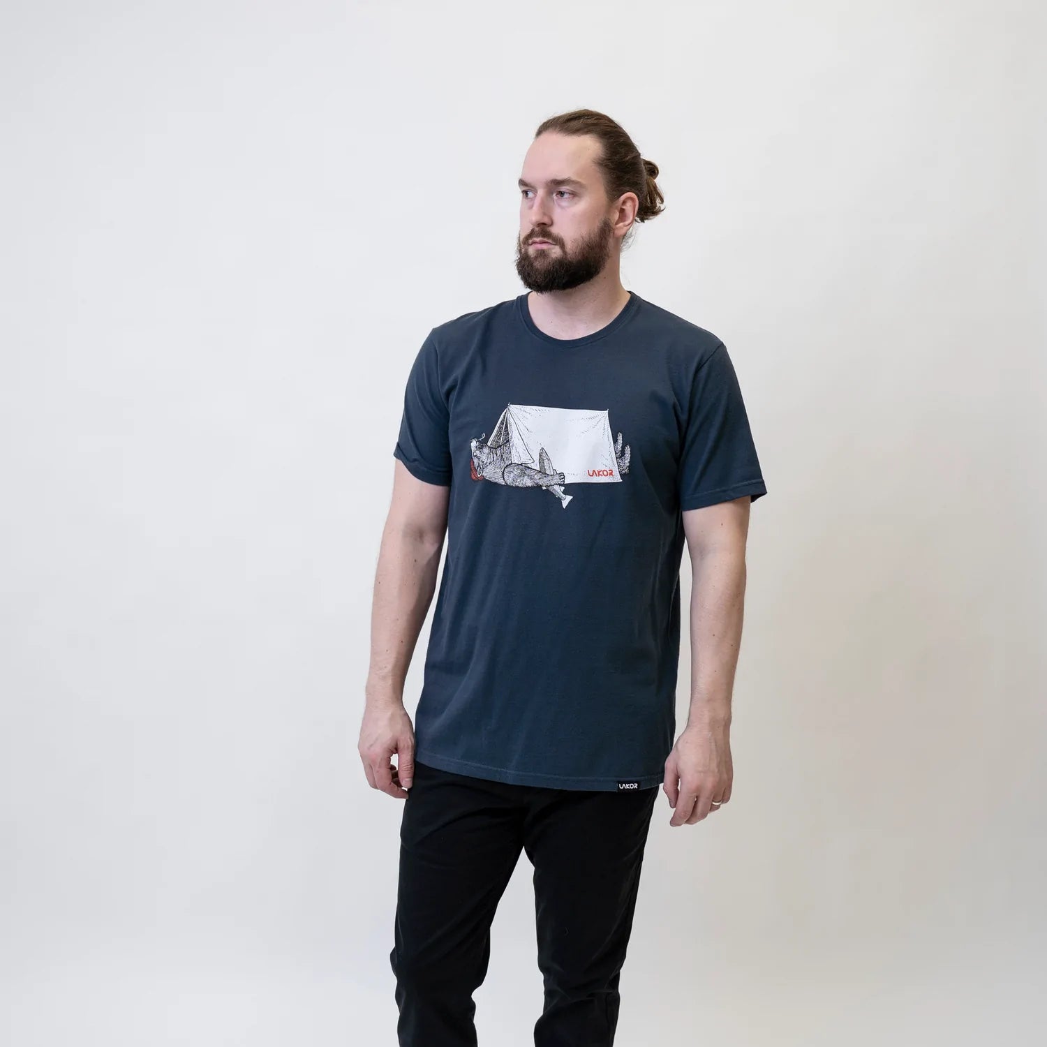 Lakor - Tent hibernation (navy) T-shirt