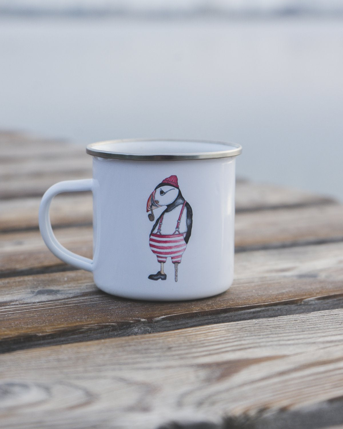 Lakor - Atlantic puffin Emaljekrus