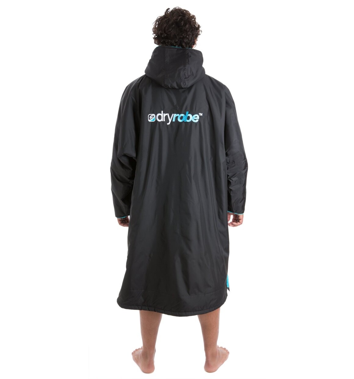 Dryrobe advance long sleeve poncho | voksne | black/blue