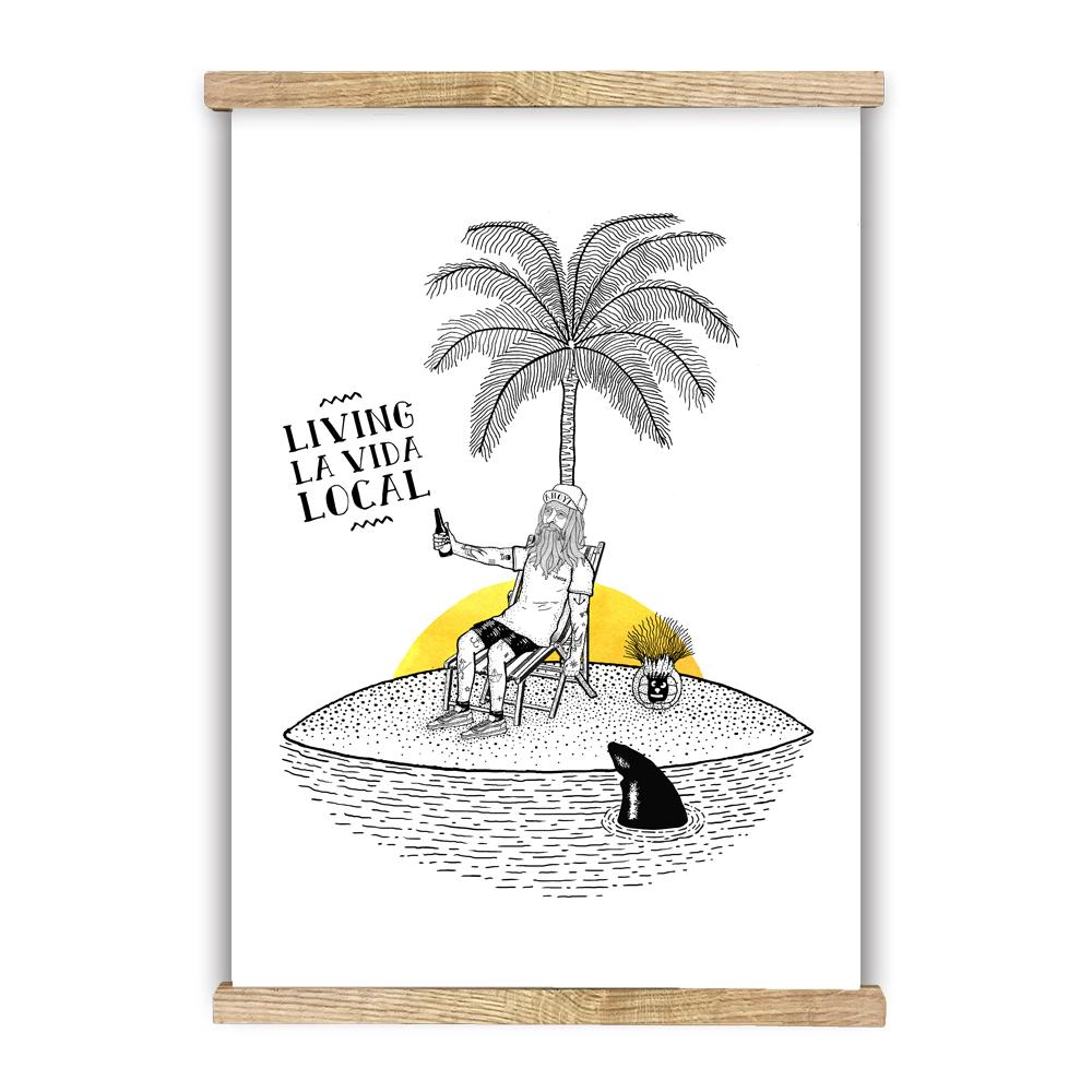 Lakor - Living Vida Island Plakat