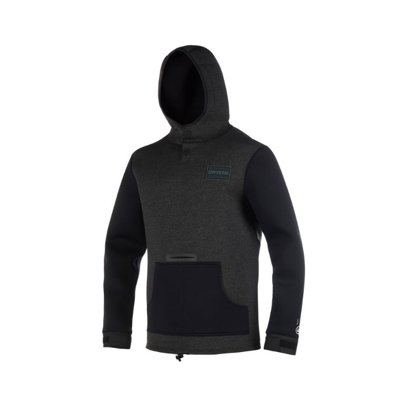 MYSTIC Voltage Neopren jakke/hoodie Sort/Grå