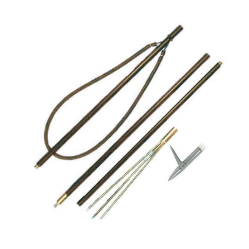 Hawaii sling - rejsesæt - 3 delt aluminium m. 3-spids og enkelt