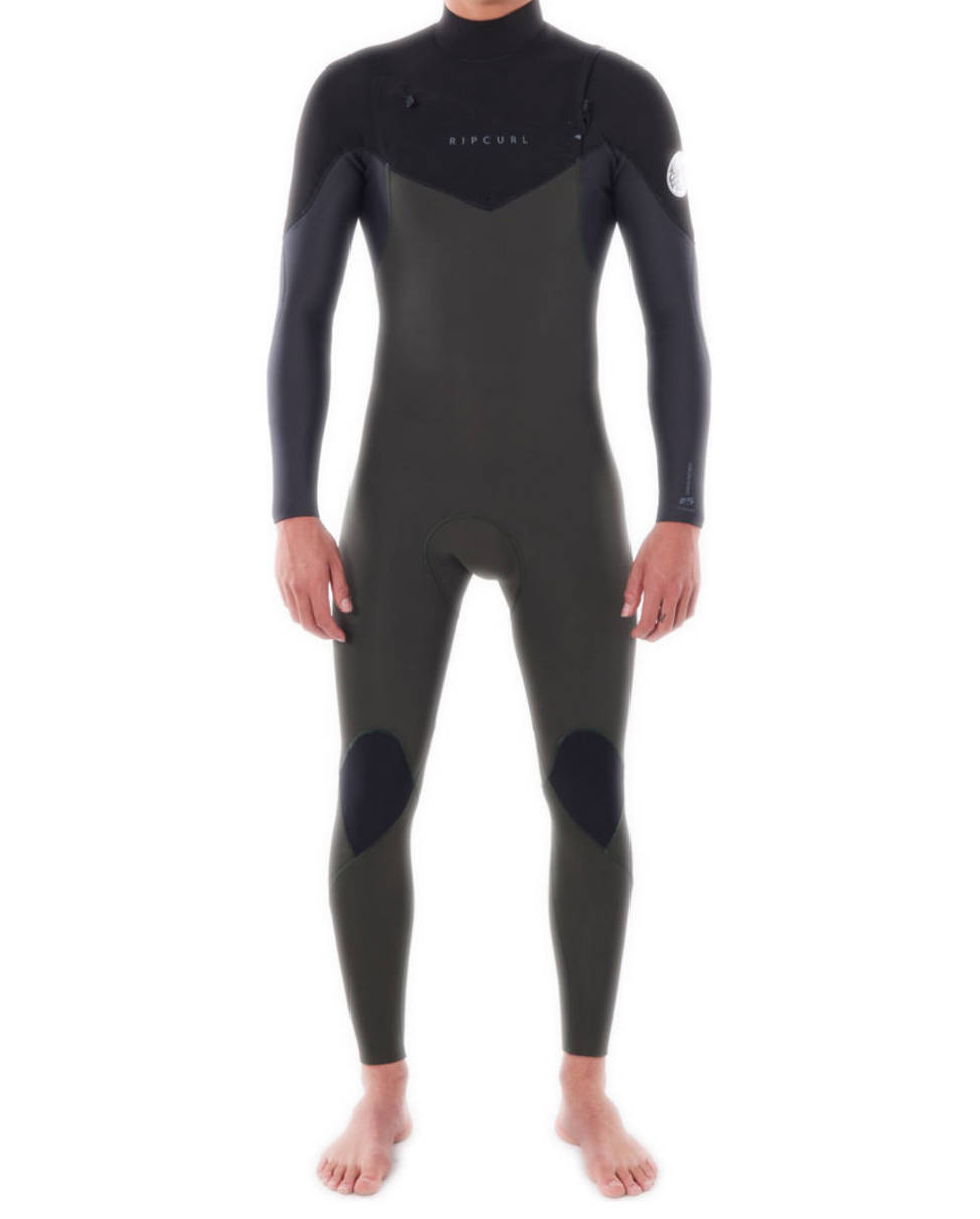 Rip Curl Dawn Patrol Dark green 5/3 Chest Zip Wetsuit