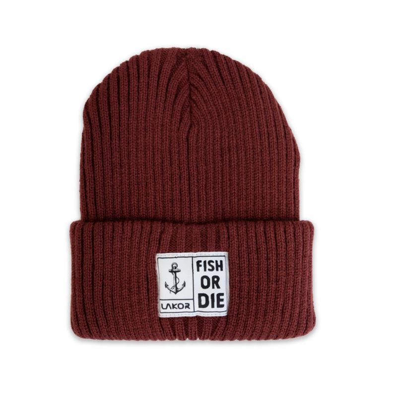 Lakor -Skagen Beanie (hue) madder/red brown