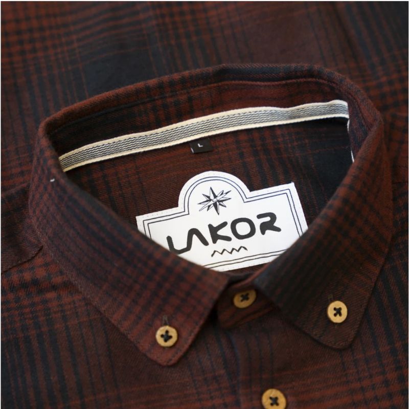Lakor - Inca Unna Shirt Rum Raisin/Black