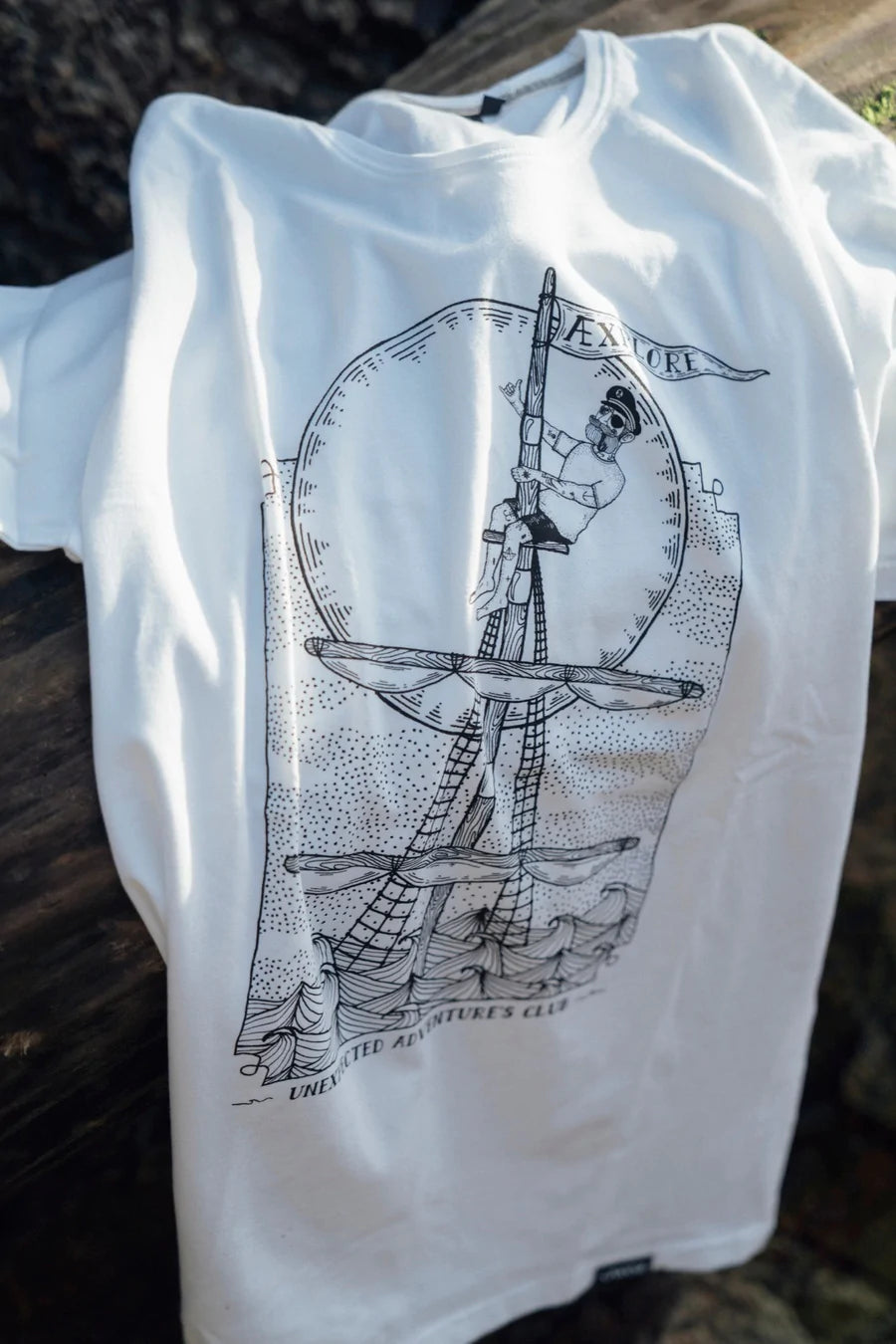 Lakor - Ship Down - White T-shirt
