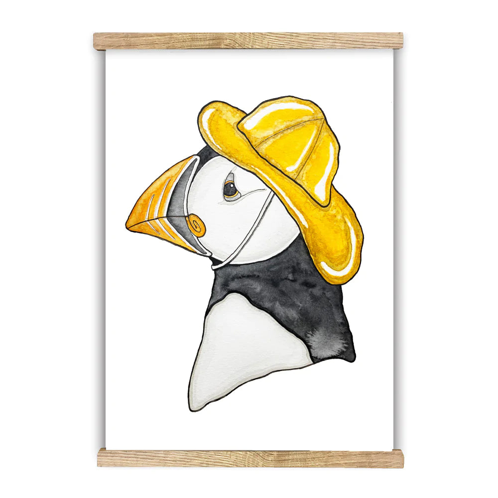 Lakor - southwester puffin plakat