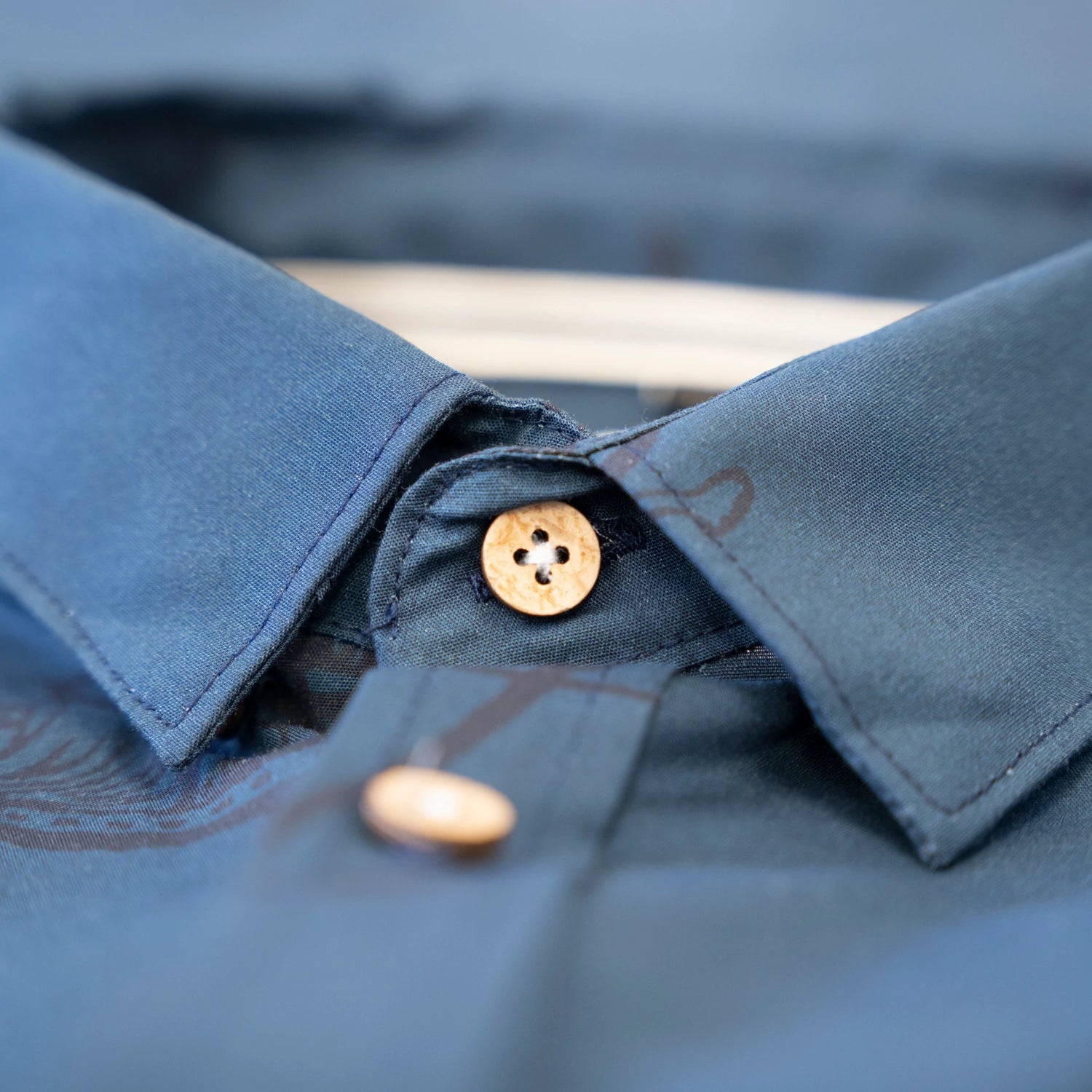 Lakor - Tattoo skjorte Navy Short Sleeve