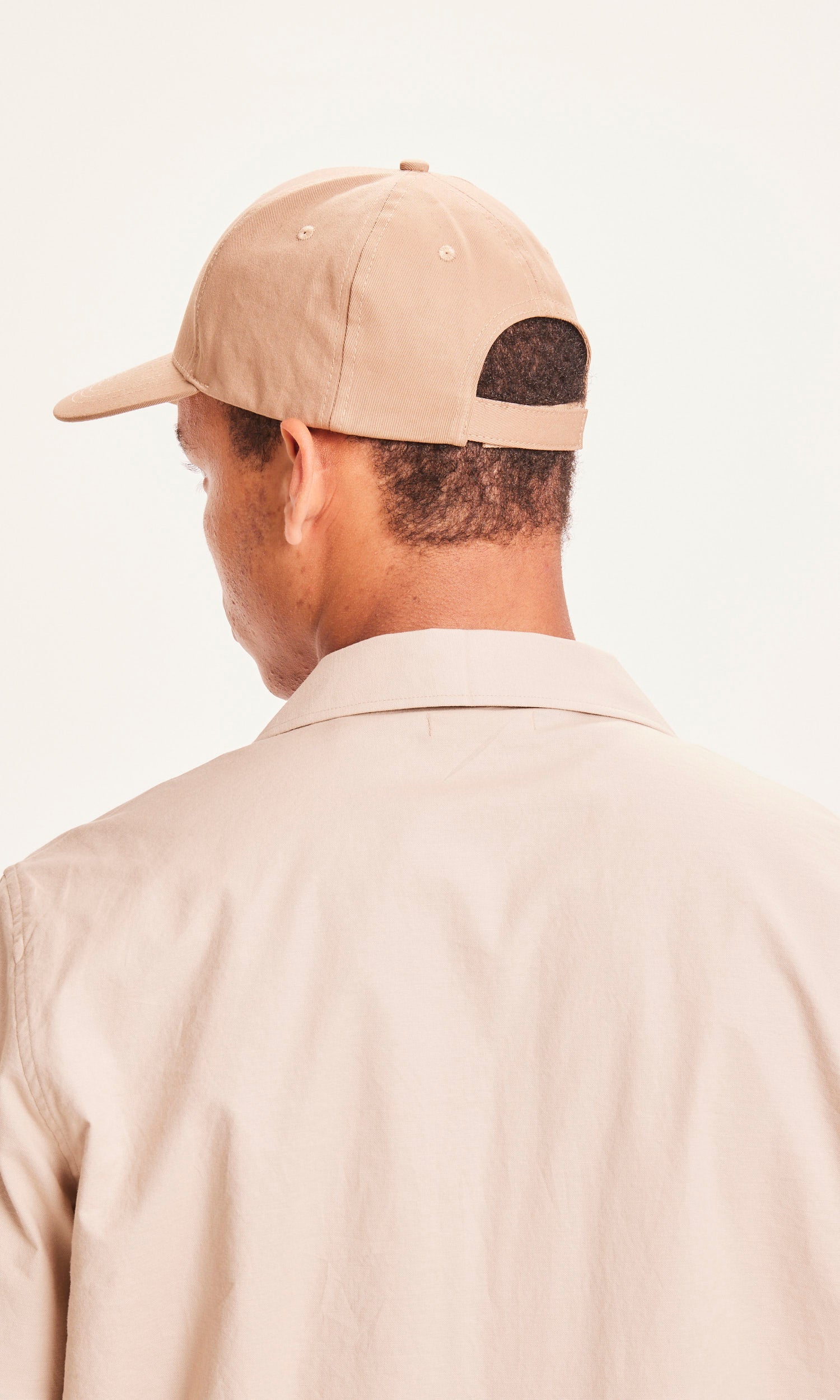 KnowledgeCottonApparel Twill baseballkasket - GOTS/Vegan - Lys fjergrå