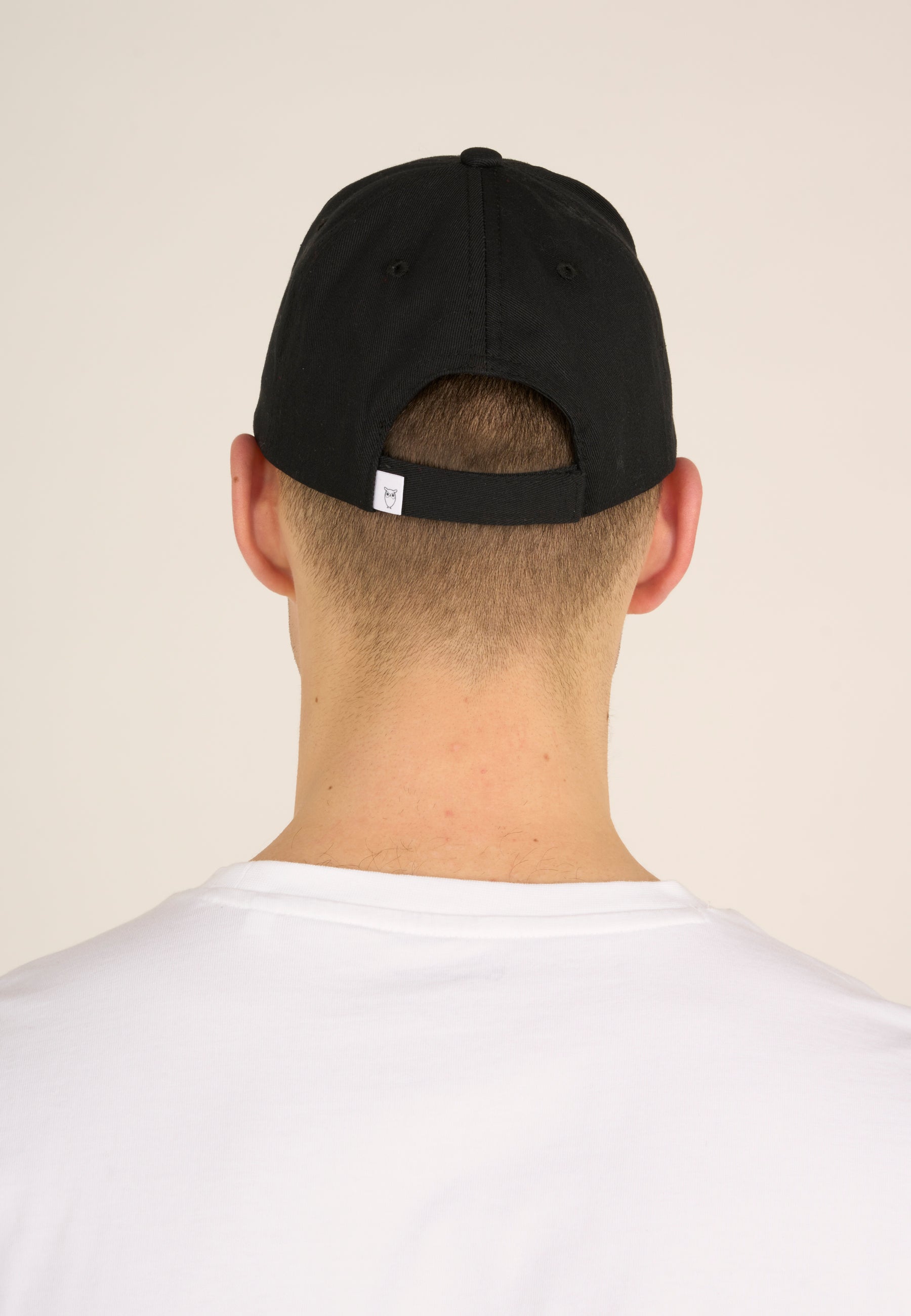 KnowledgeCottonApparel Twill baseball cap - GOTS/Vegan - Black Jet