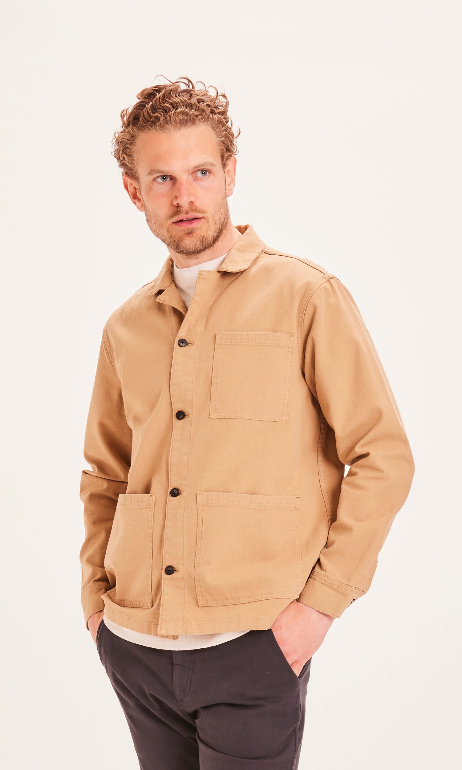 PINE blazer canvas overshirt - GOTS/Vegan