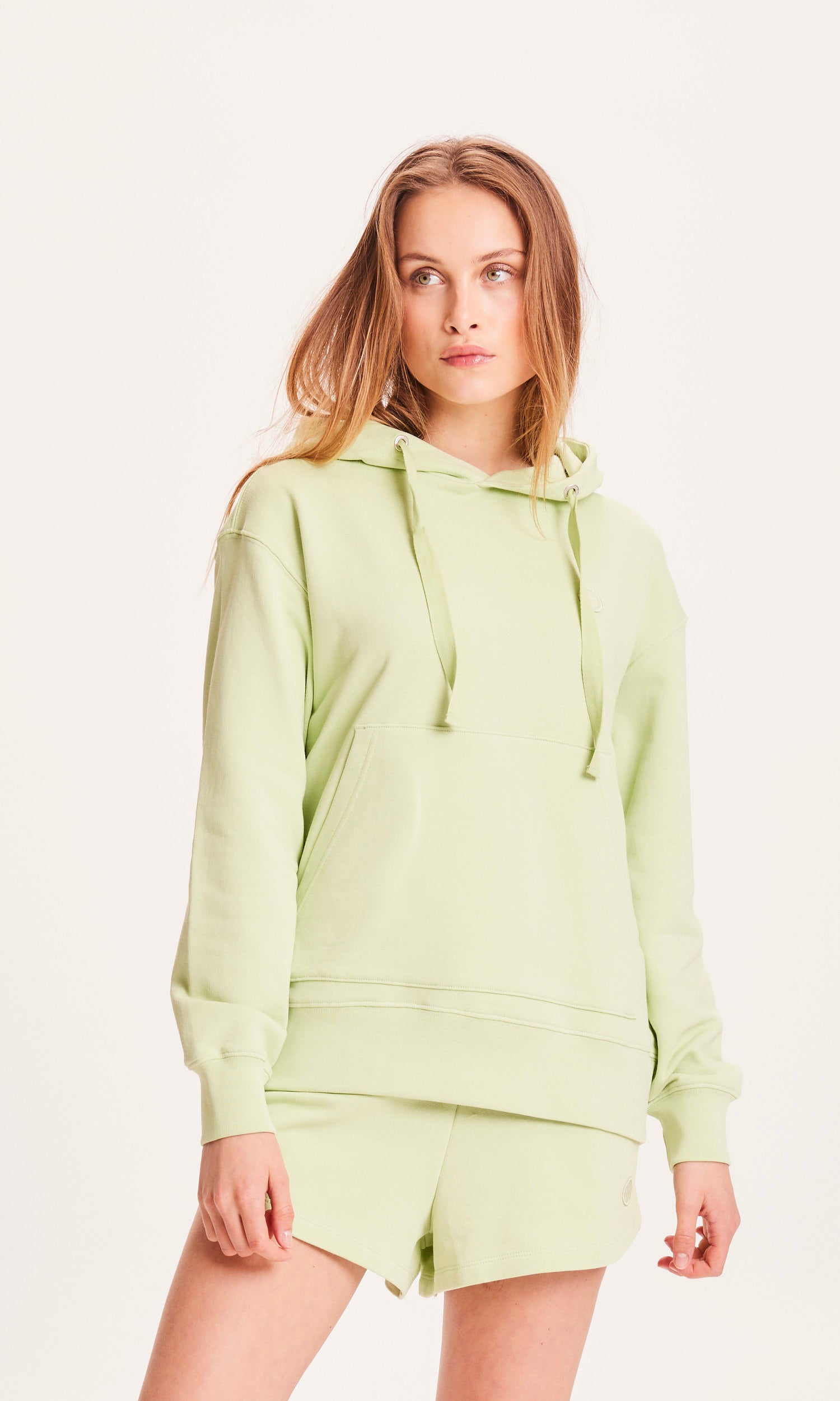 Knowledge Cotton Apparel Basic hoodie sweat - Foam