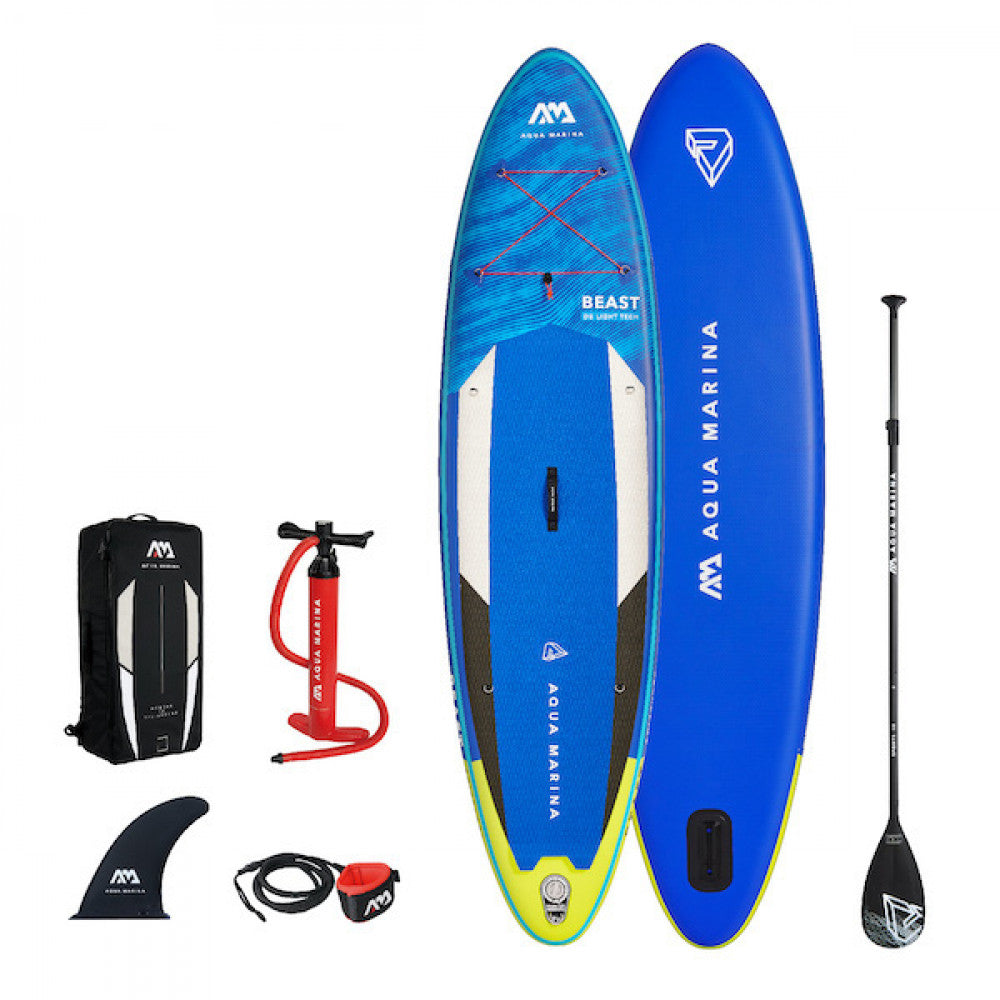 Aqua marina beast 10'6 2021 oppustelig allround sup (300 L) - komplet pakke
