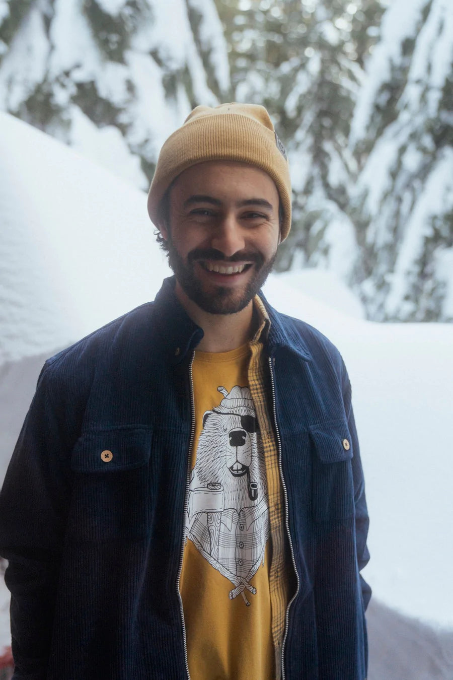 Lakor - Beaver - Mustard T-shirt